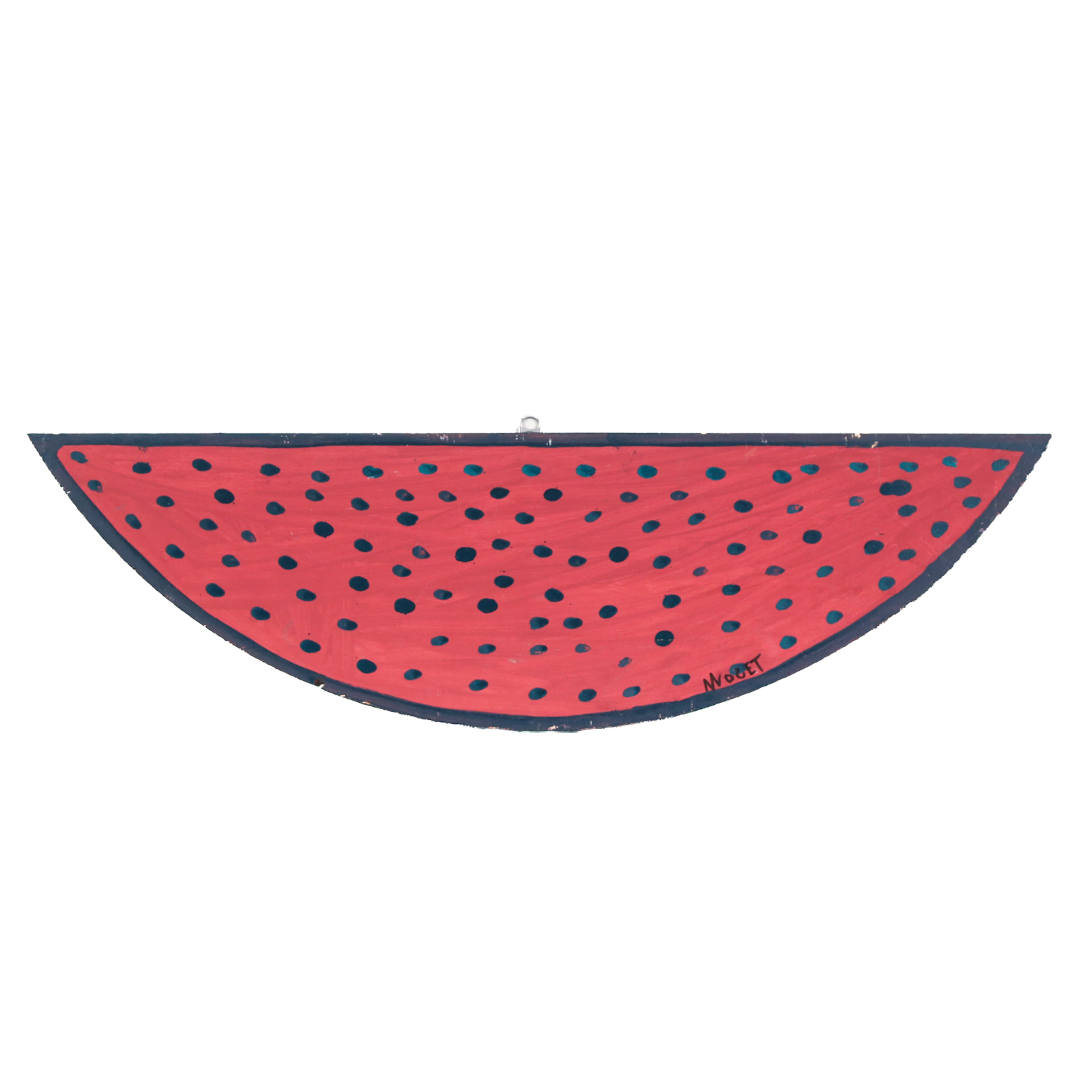 Mose Tolliver. "Watermelon," house paint