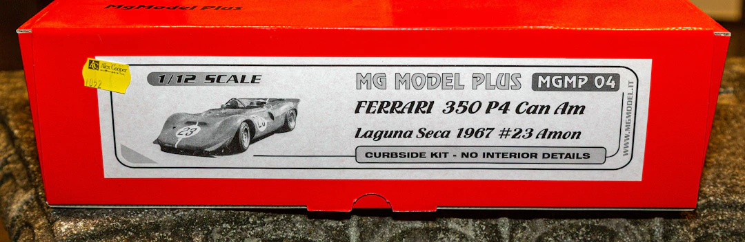 One MG Model Plus 1:12 Ferrari Model Kit