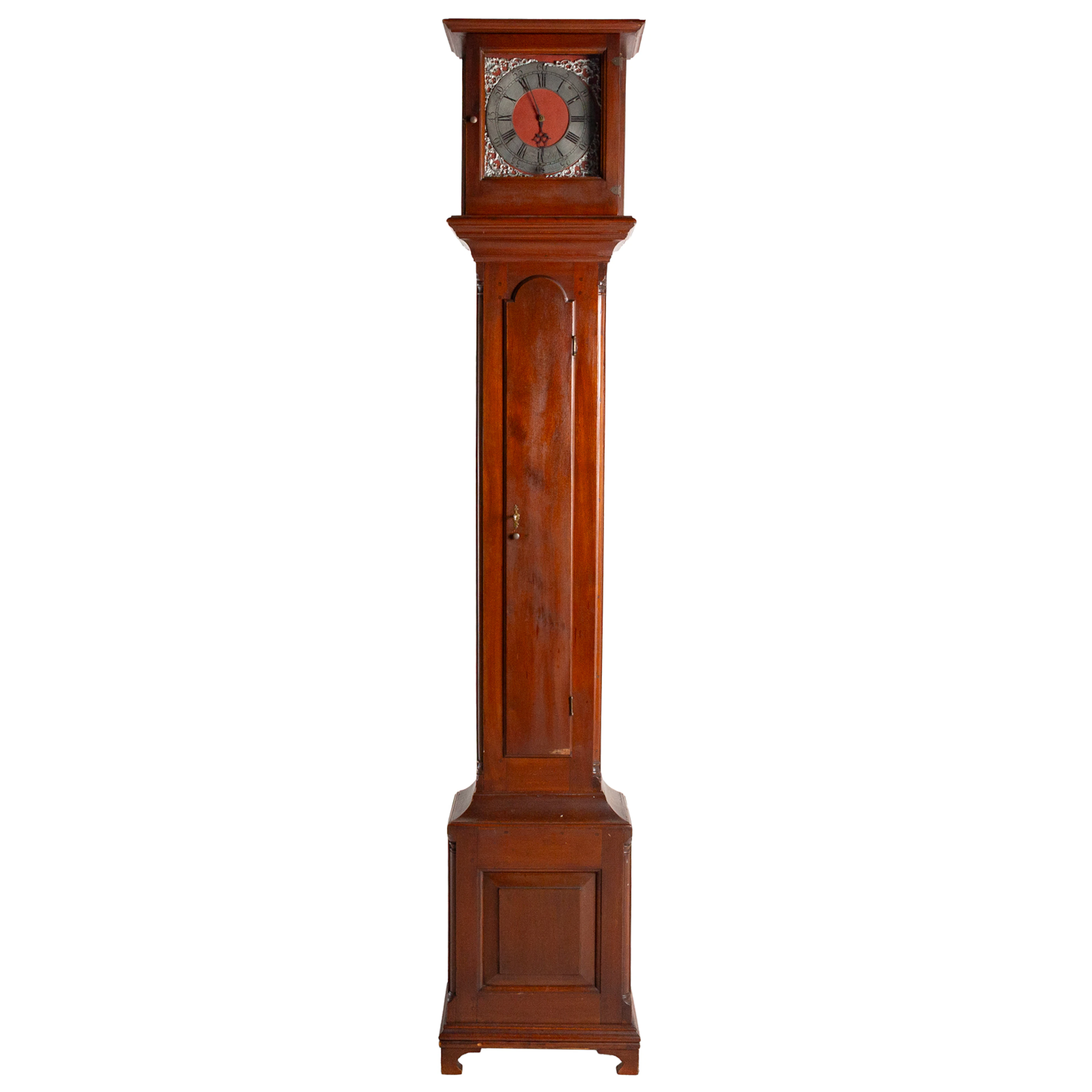 John George Hoff Tall Case Clock, Lancaster, Penn.