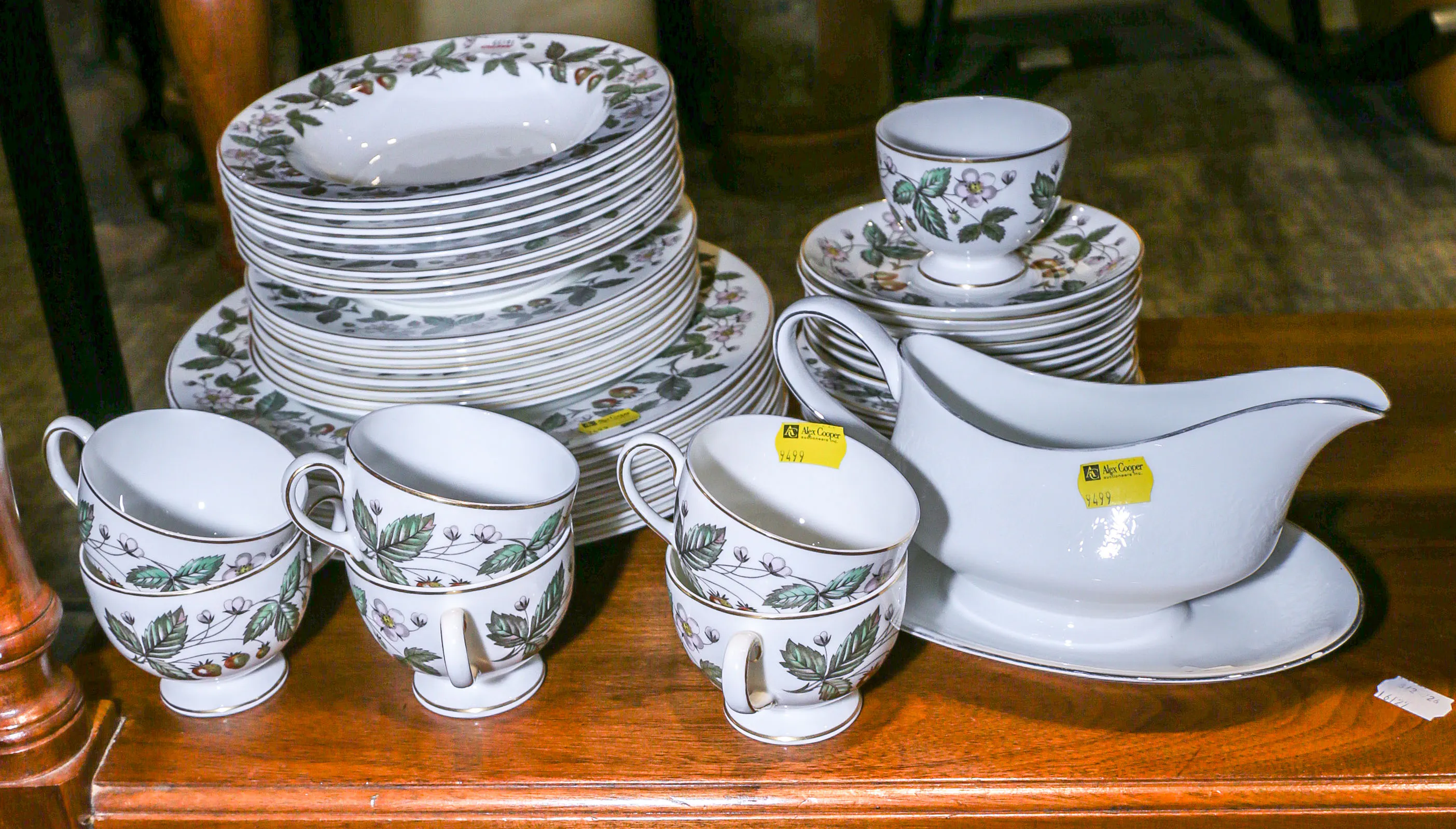 A Wedgwood Strawberry Hill Partial Dinner Service