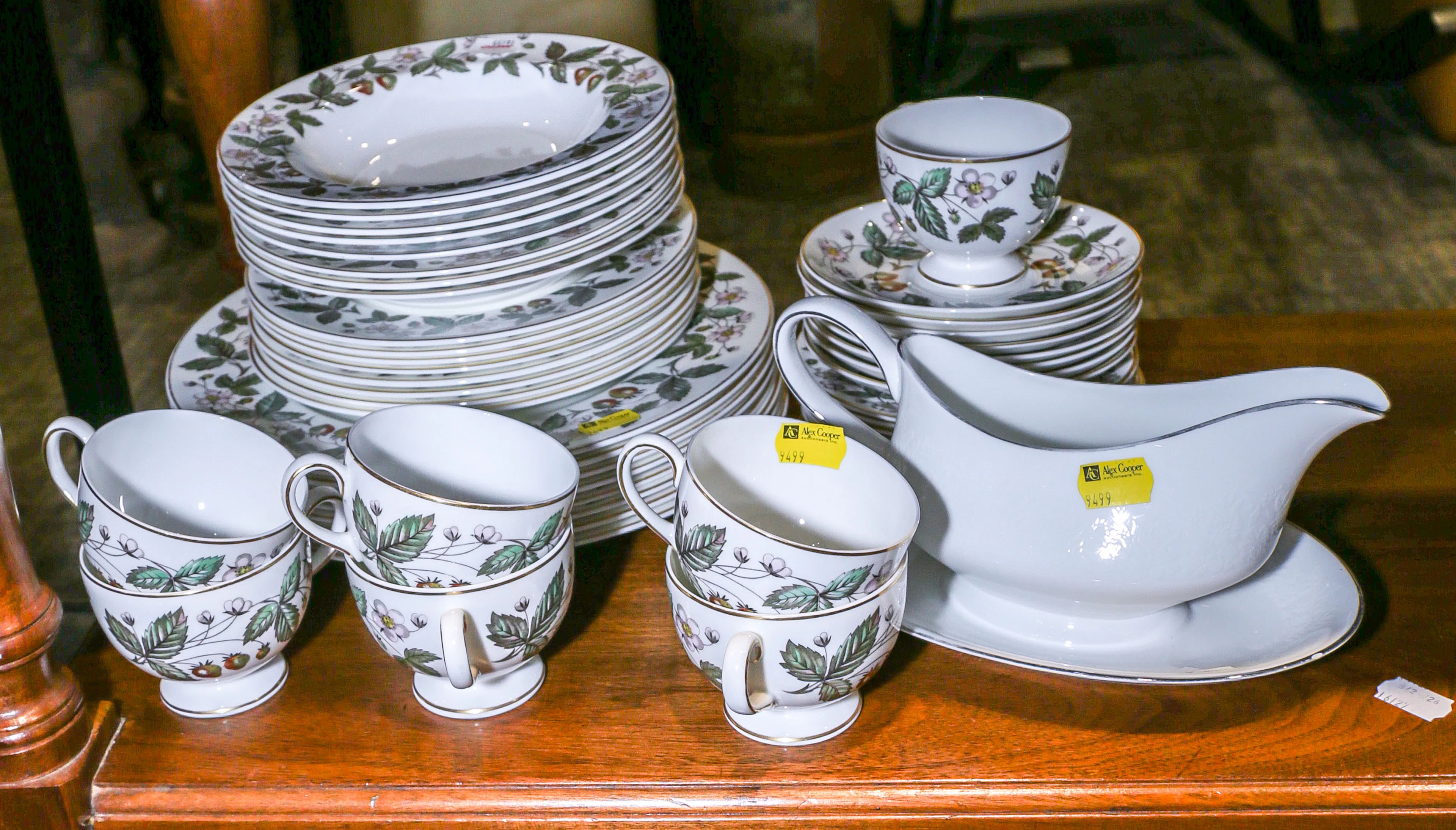 A Wedgwood Strawberry Hill Partial Dinner Service