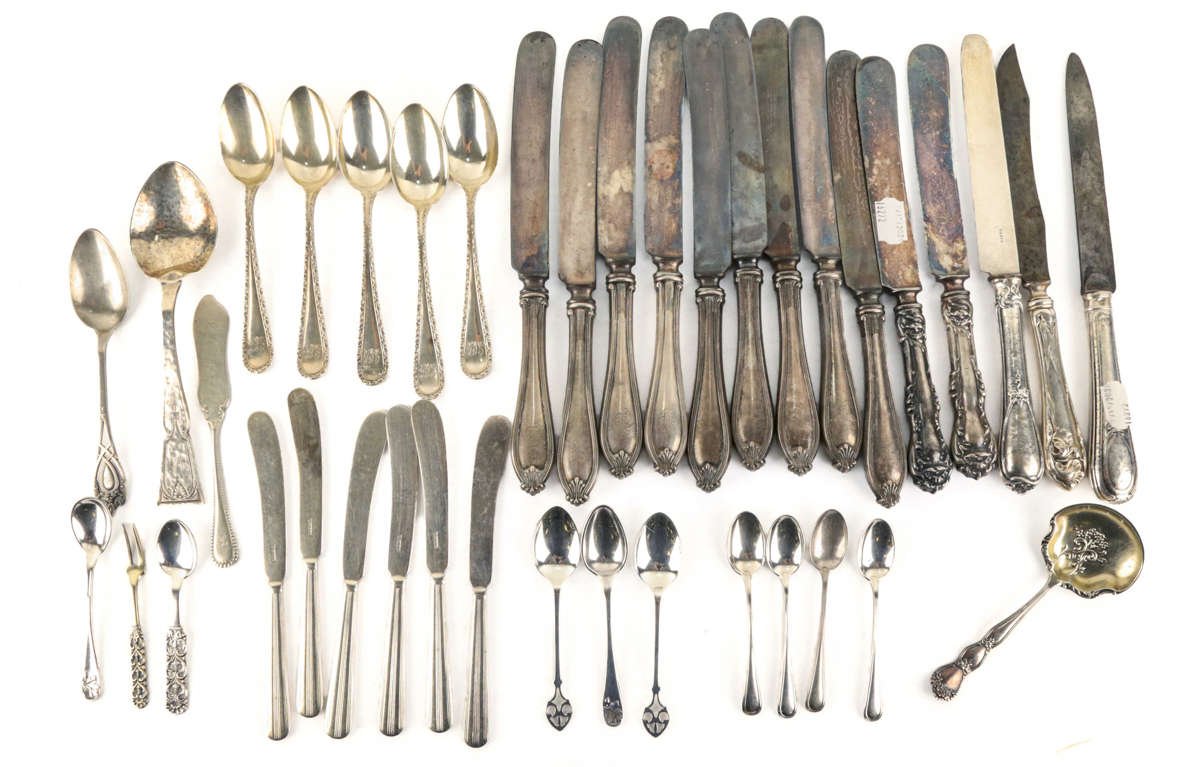 Sterling, Silver, & Silver Plated Flatware
