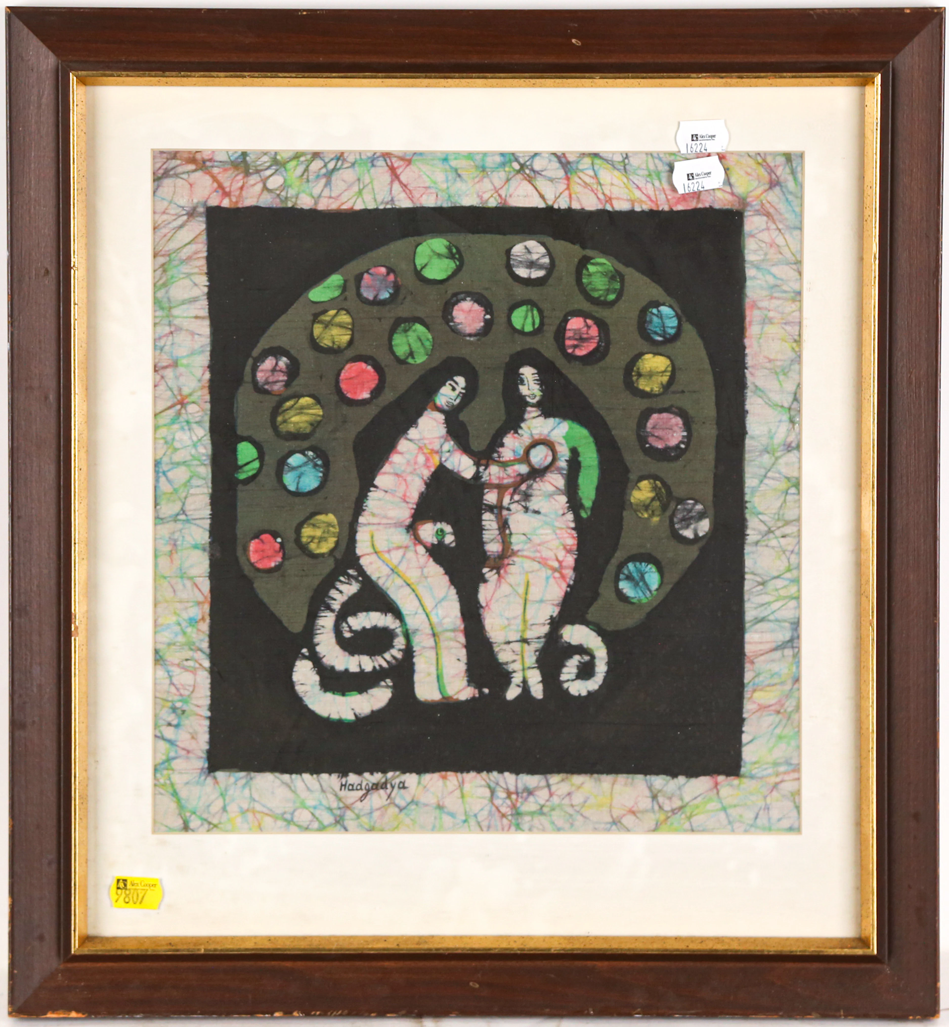 Miriam Hadgadya. The Fall of Man, batik