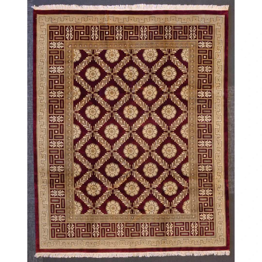 Indo Tibetan Style Rug, India, 8 x 10