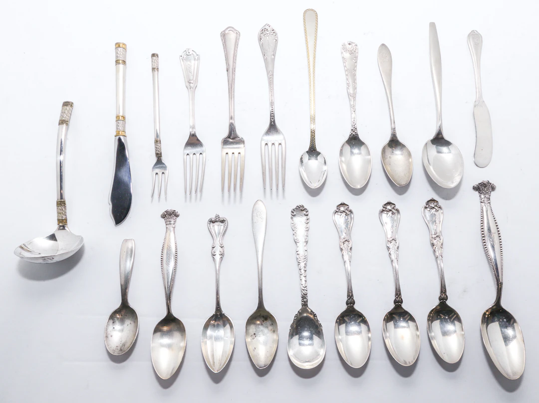 Collection of American Sterling Flatware