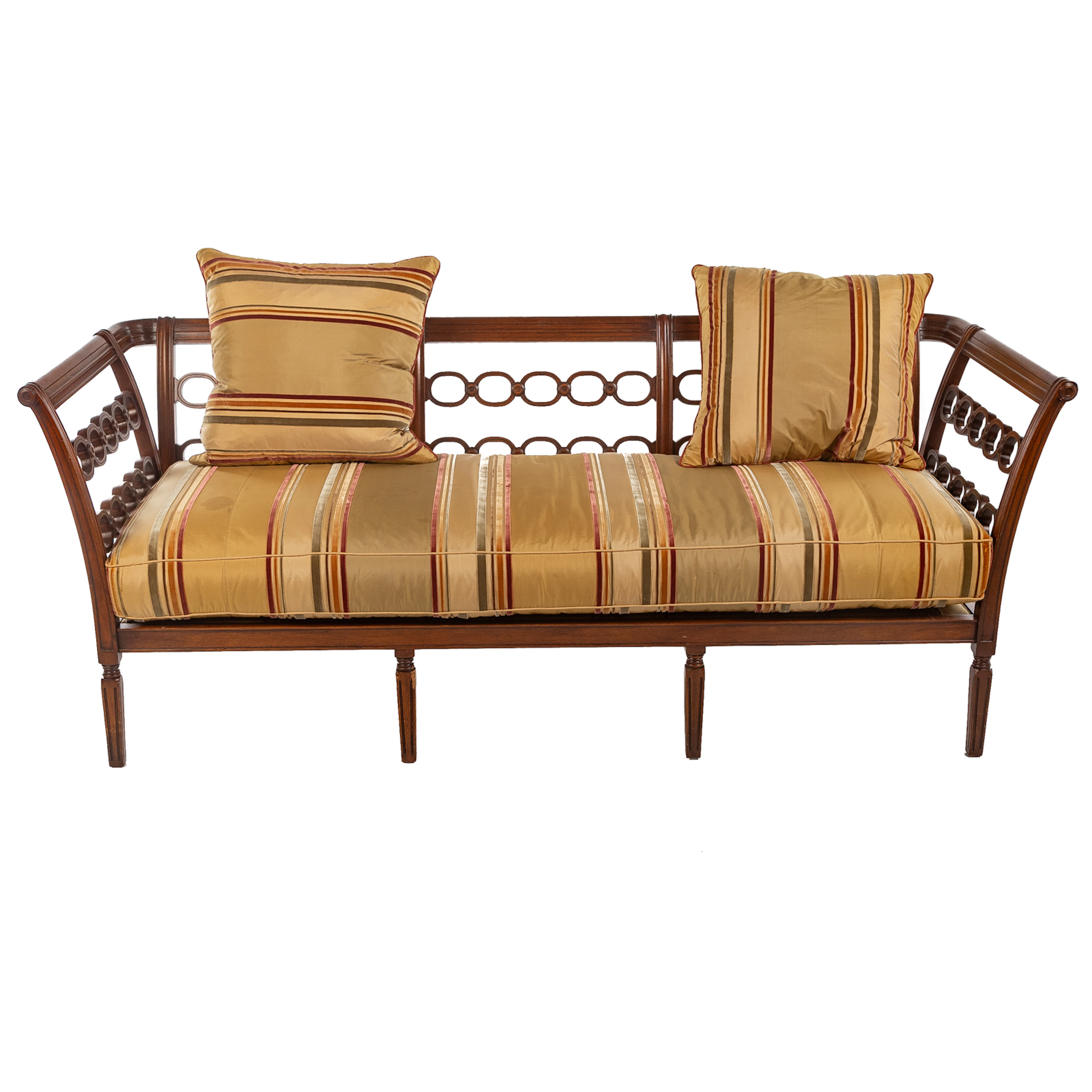 Hickory Chair Carved Mahogany Day Bed