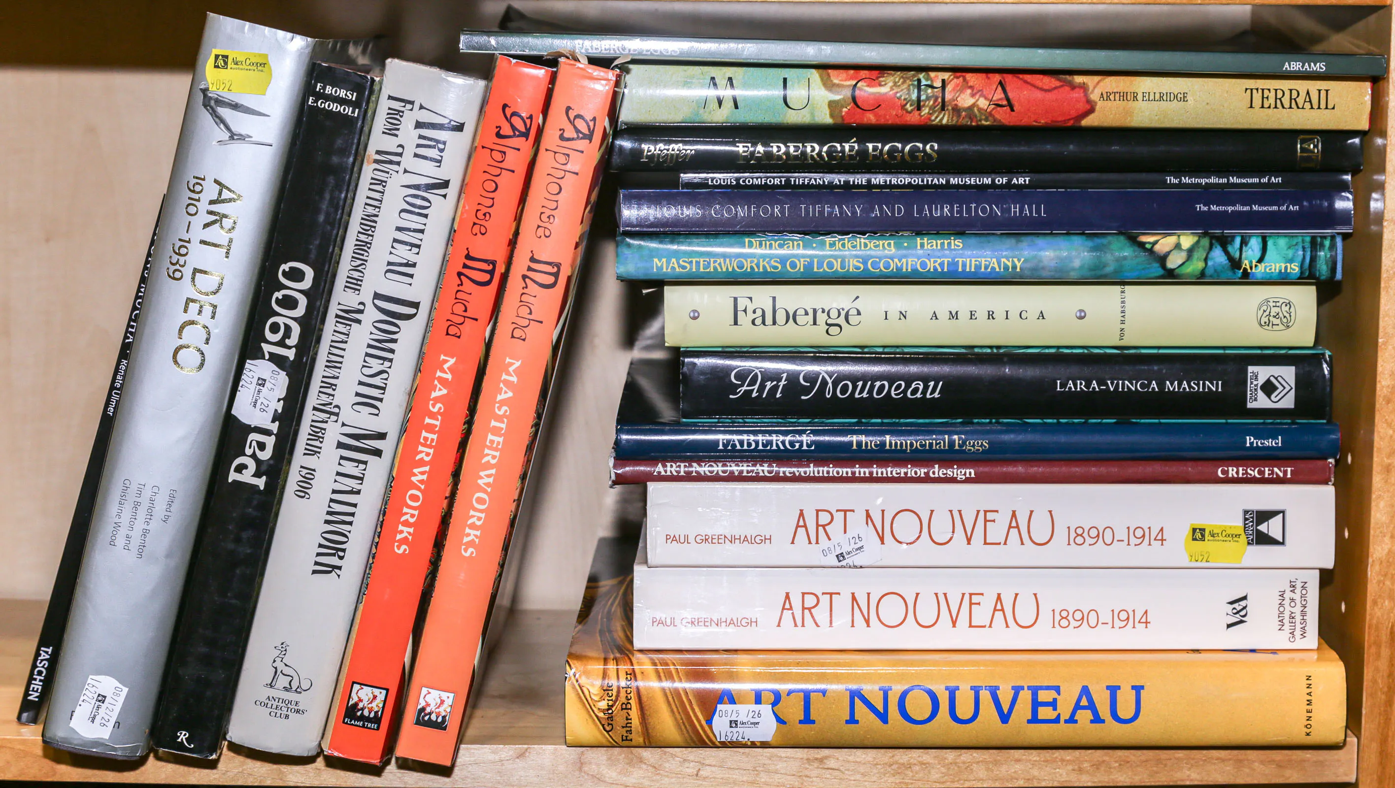 A Selection of Books on Art Nouveau