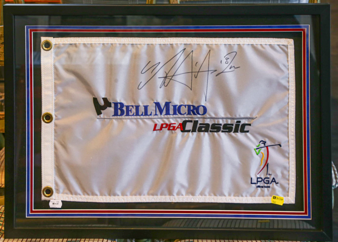 Se-Ri Pak Signed LPGA Tournament Flag