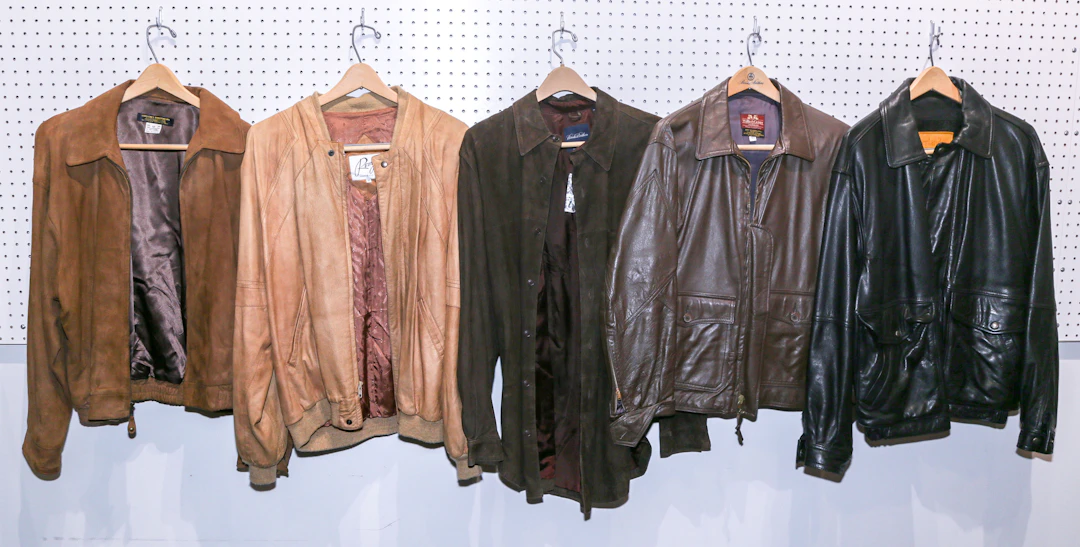 Five Gentlemen's Leather Jackets