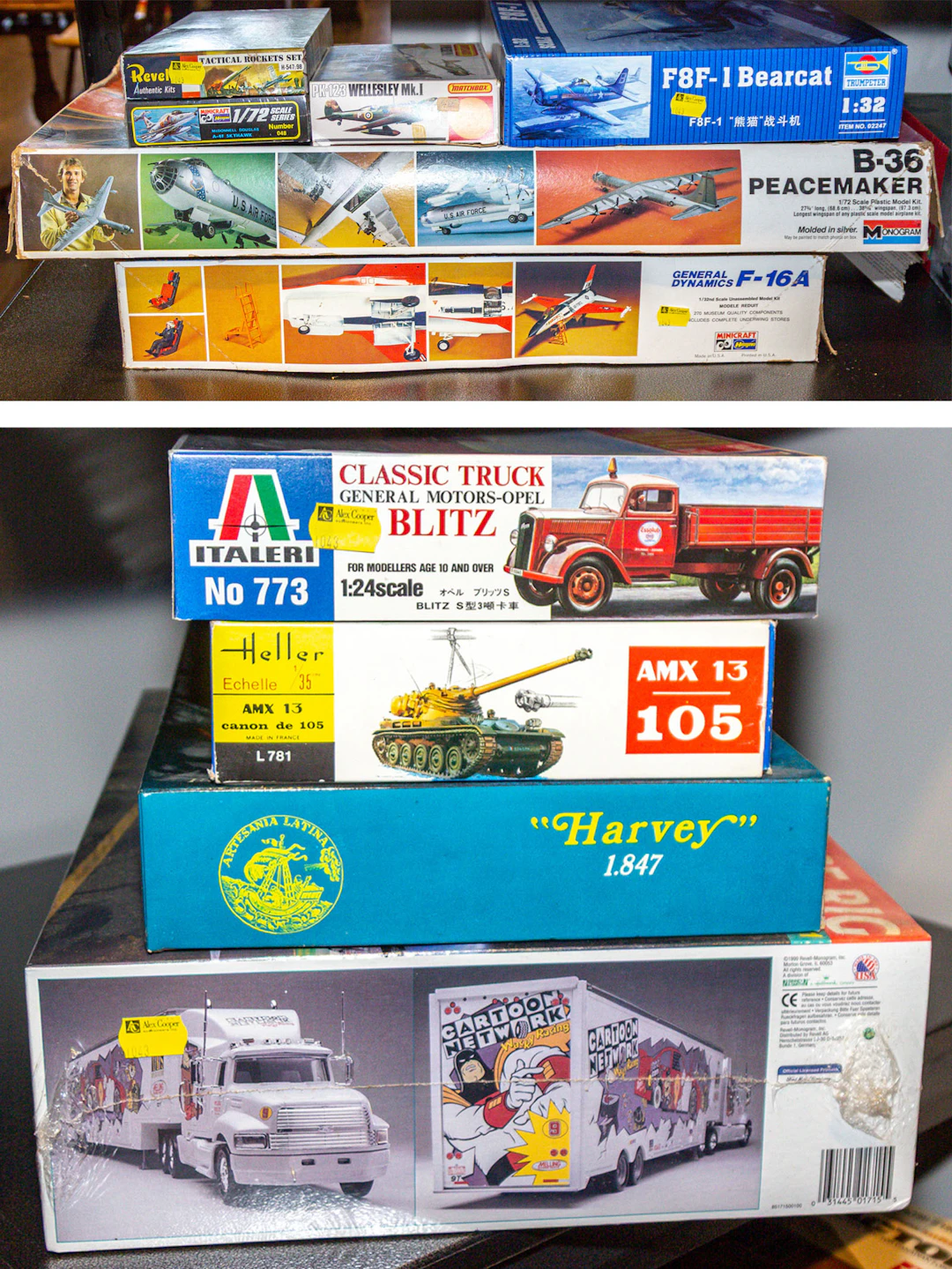 10 Assorted Scale Model Kits