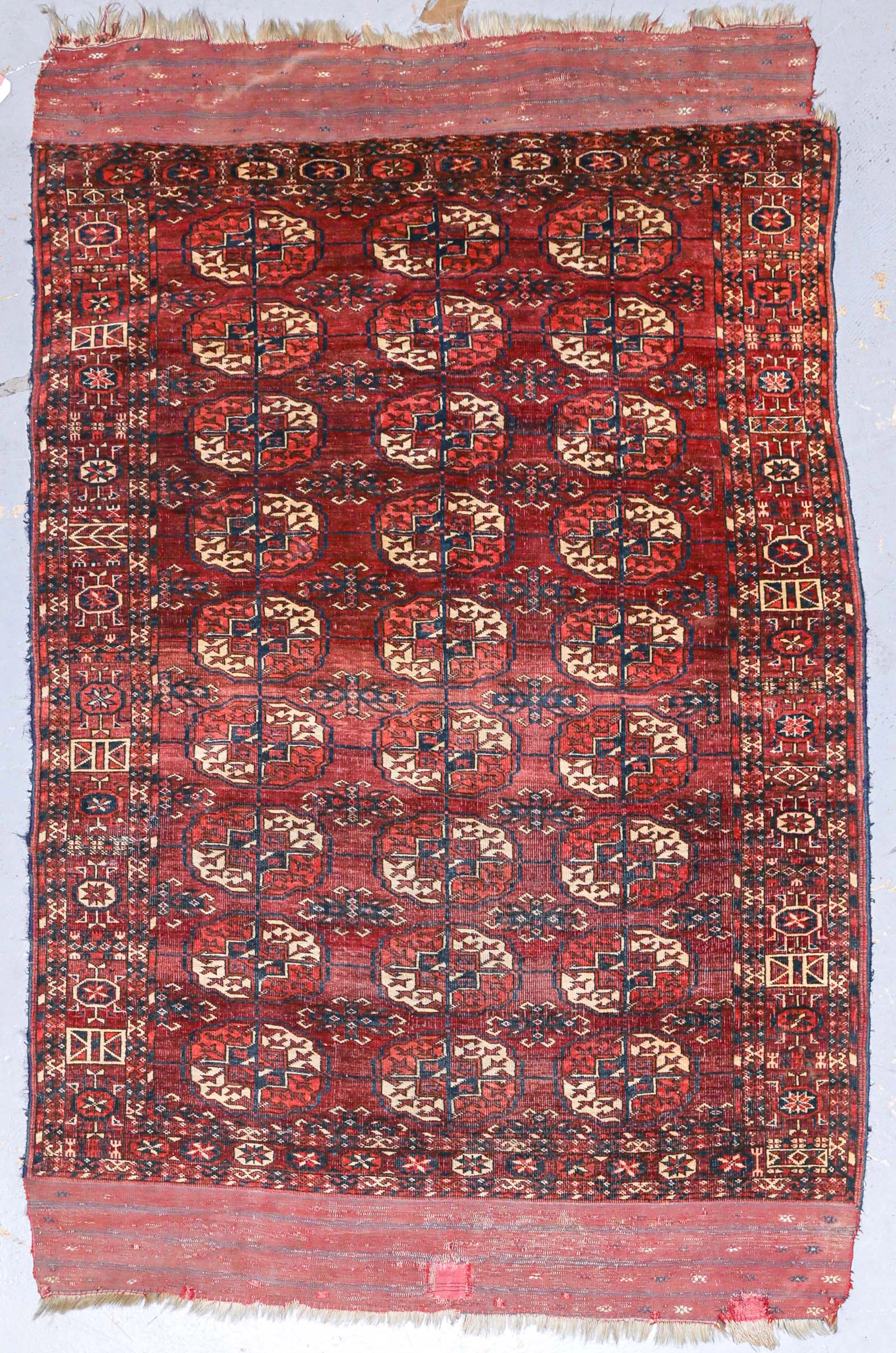 An Antique Tekke Turkoman Rug, 3.5 x 5.6