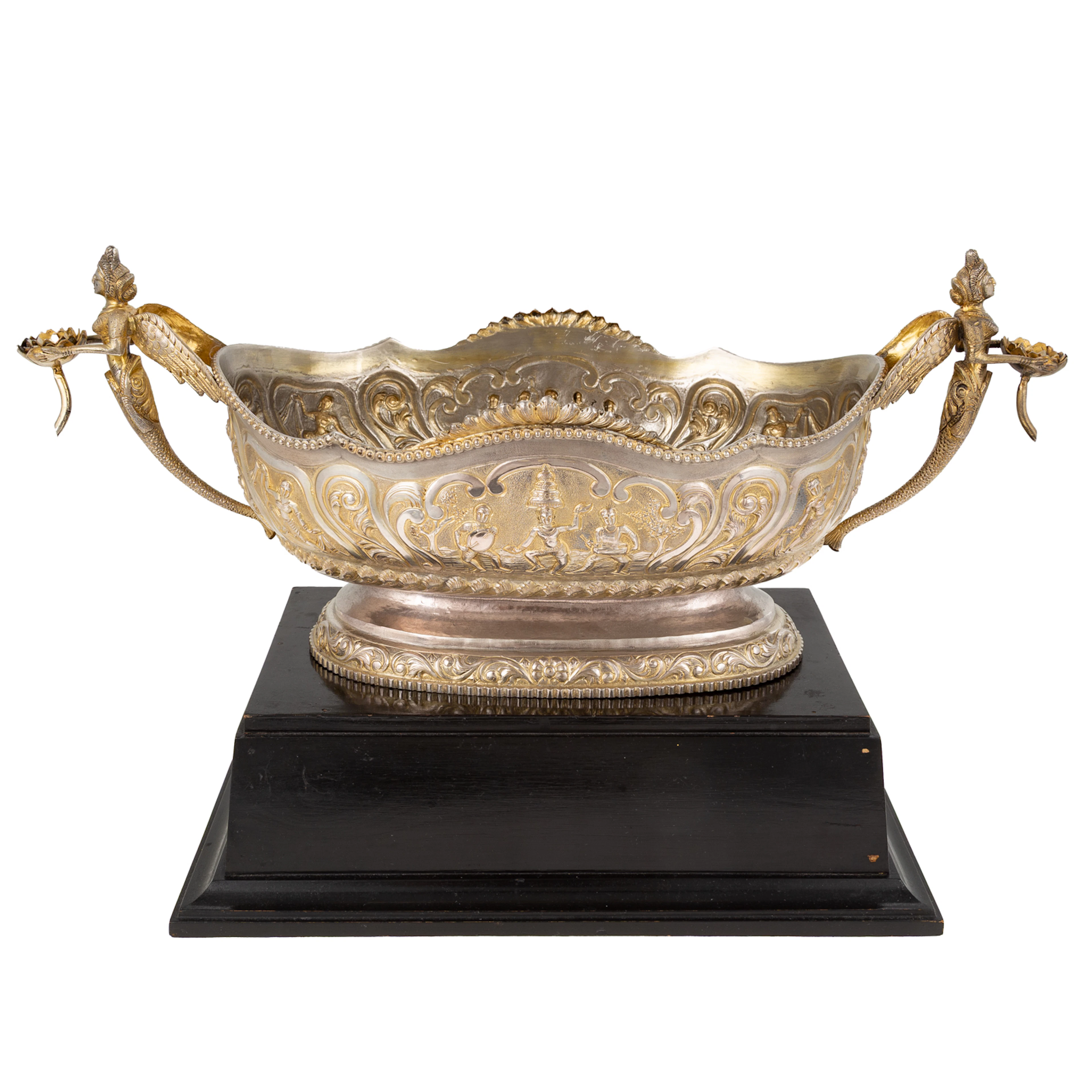 Anglo-Indian Sterling Presentation Centerpiece