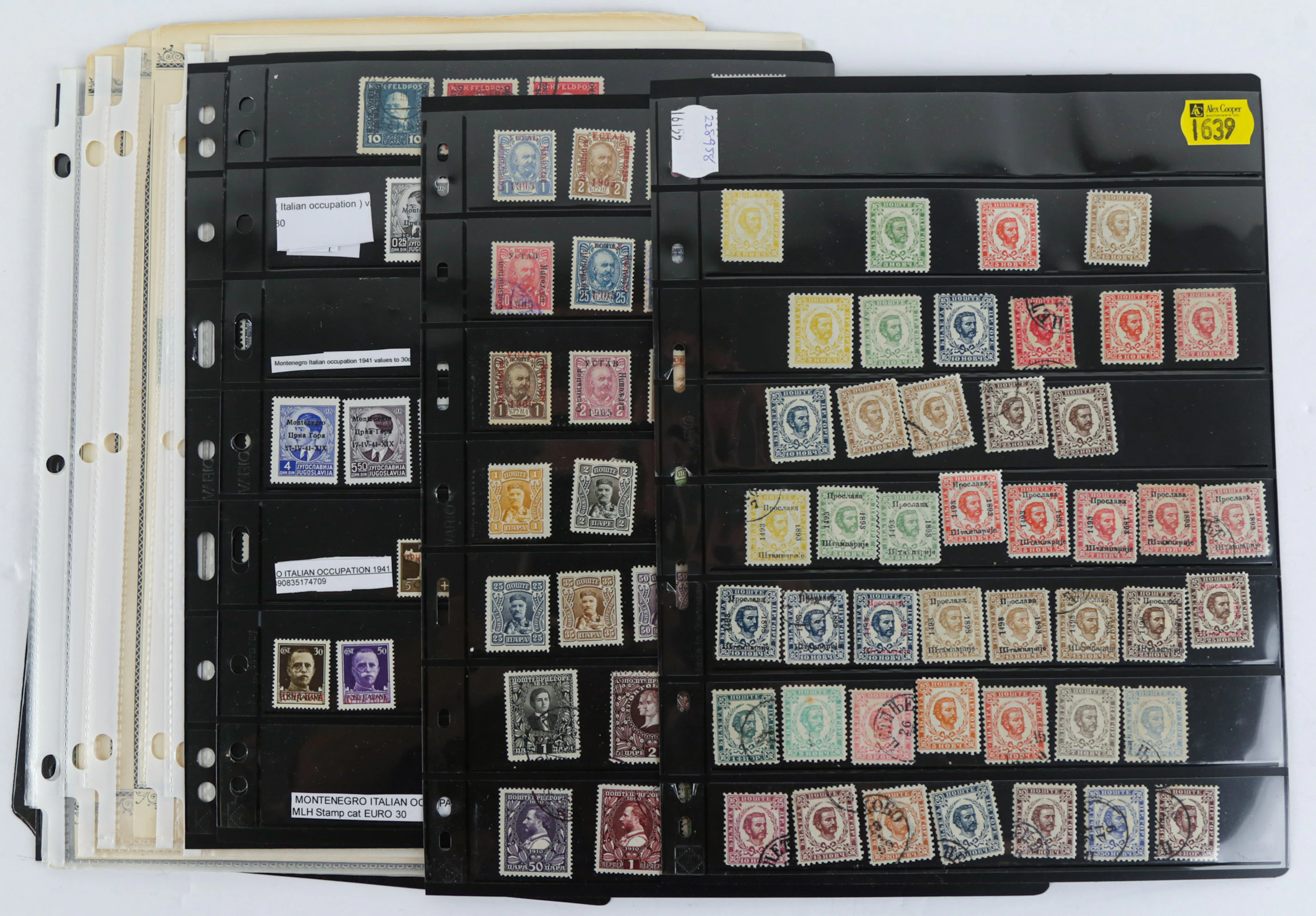 Montenegro: Postage Stamps, 1874-1945