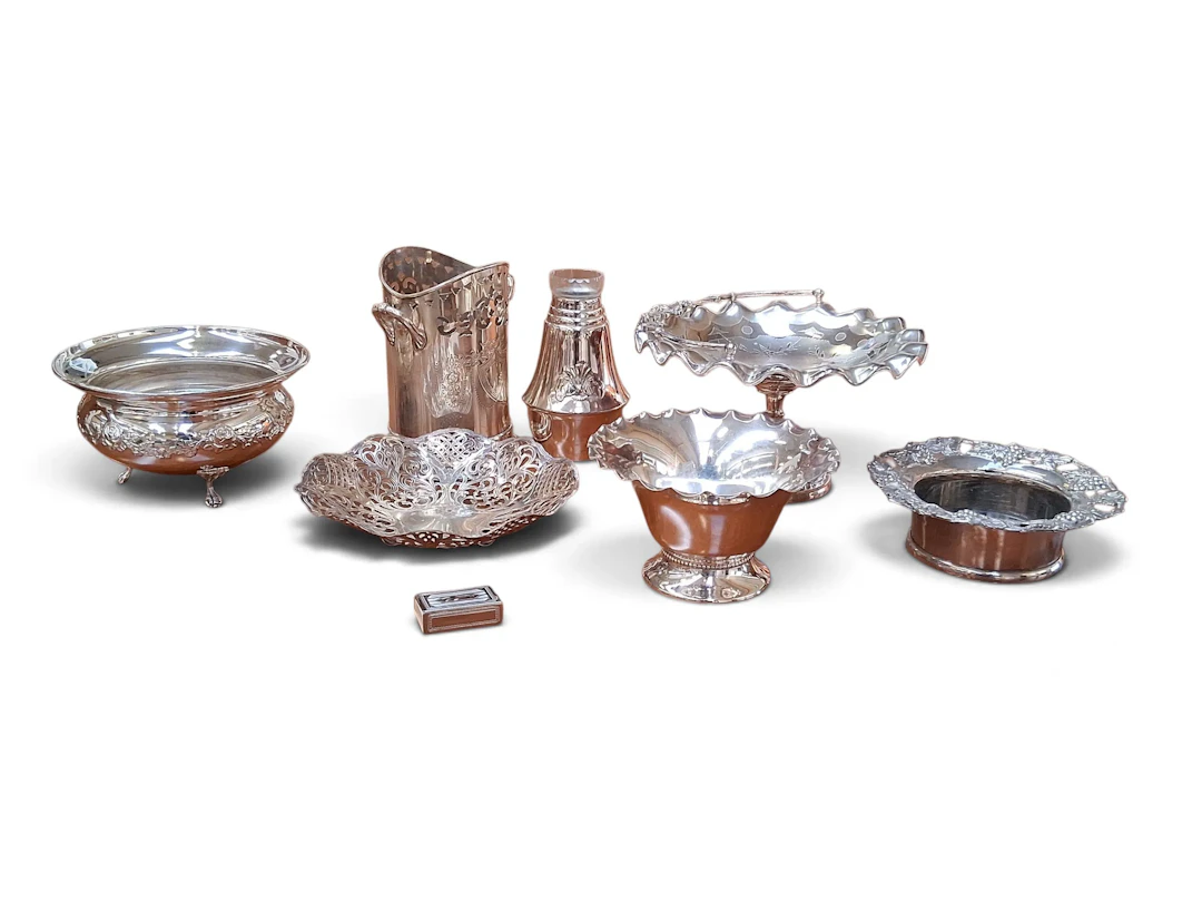 Parti nysilver, 8 delar