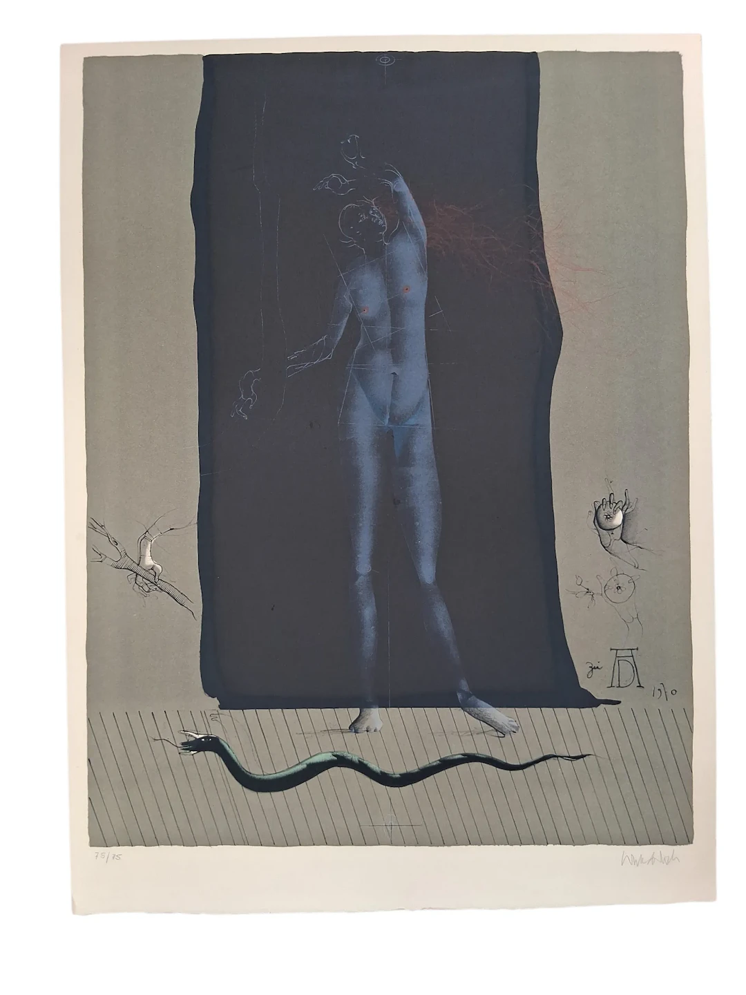 FÄRGLITOGRAFI, Paul Wunderlich