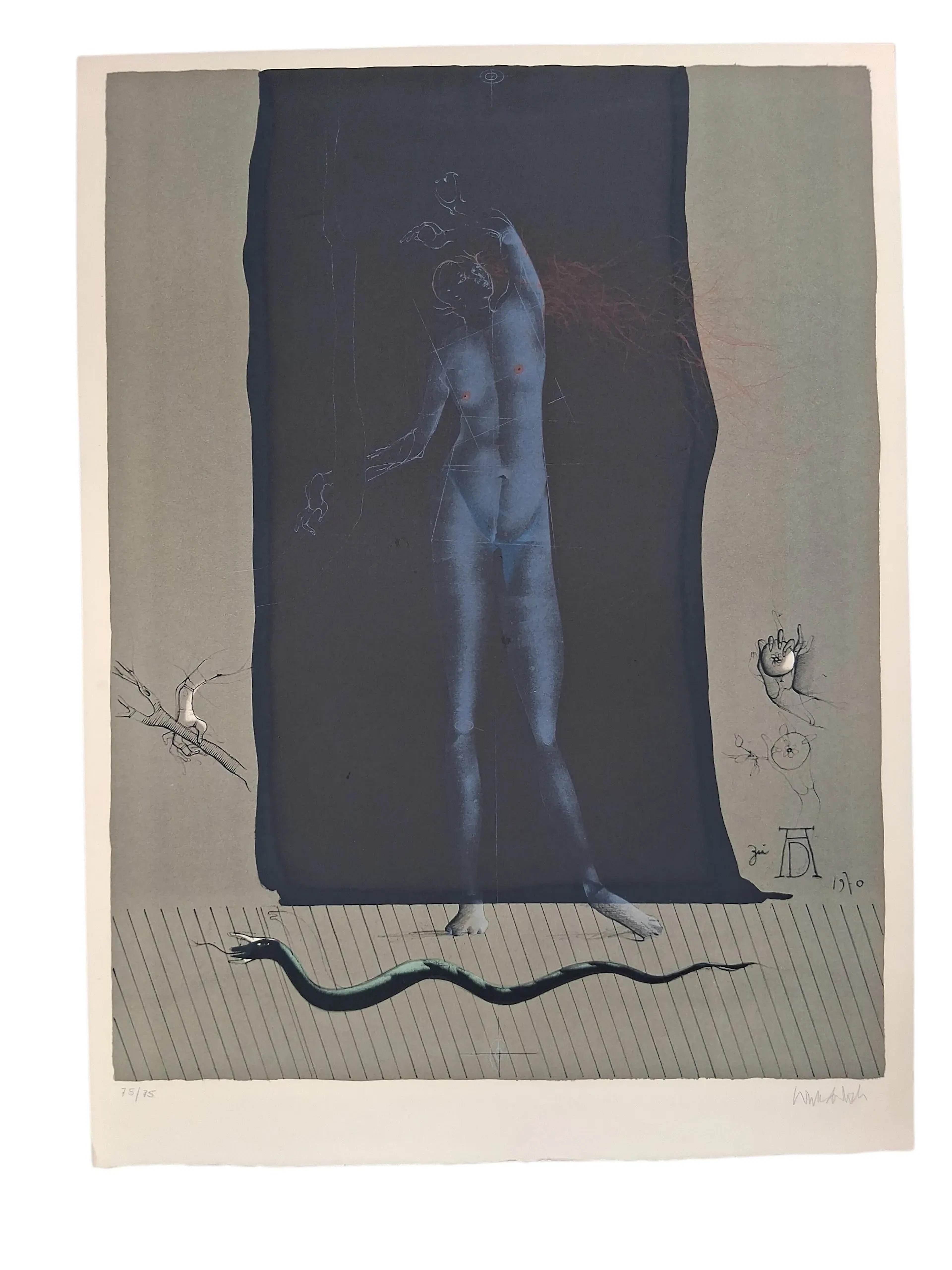 FÄRGLITOGRAFI, Paul Wunderlich