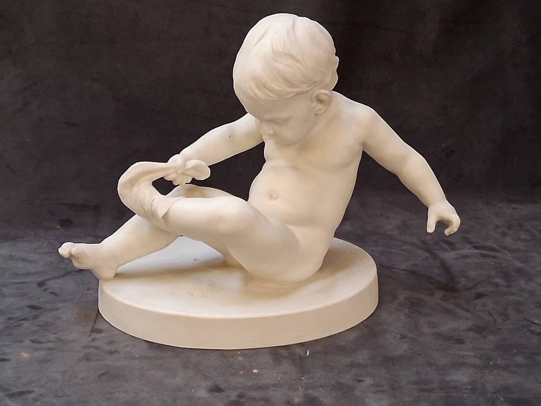 Skulptur, parian, Gustavsberg
