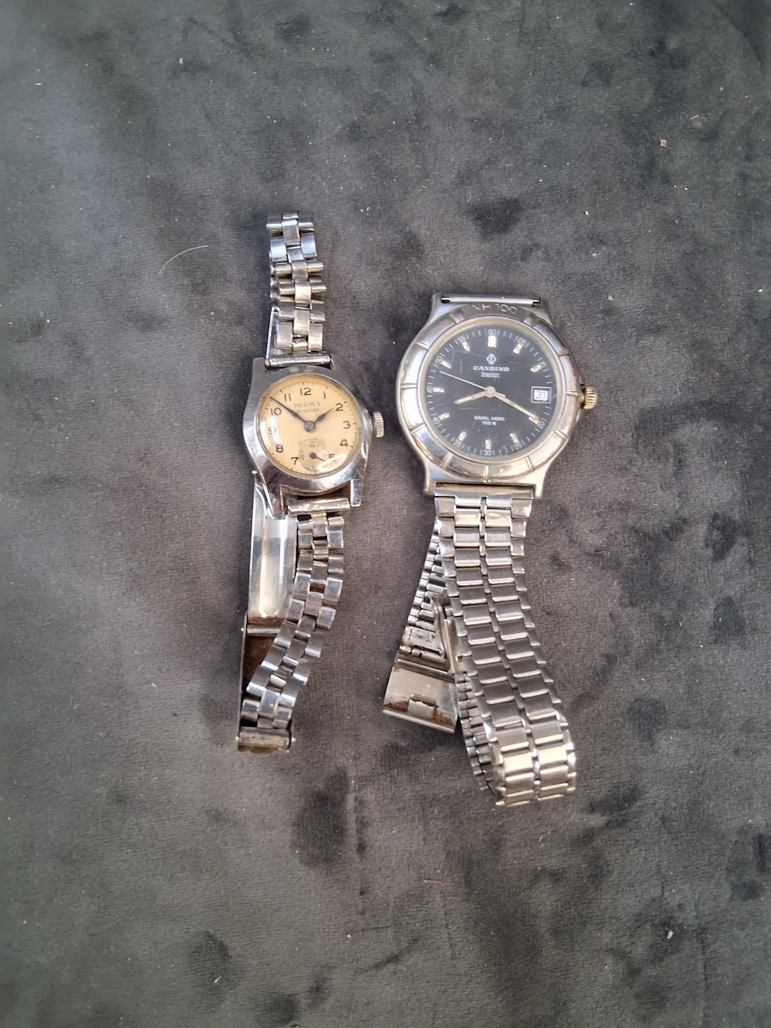 Armbandsur, 2 st, Herma Etanche samt Candico nowal hero