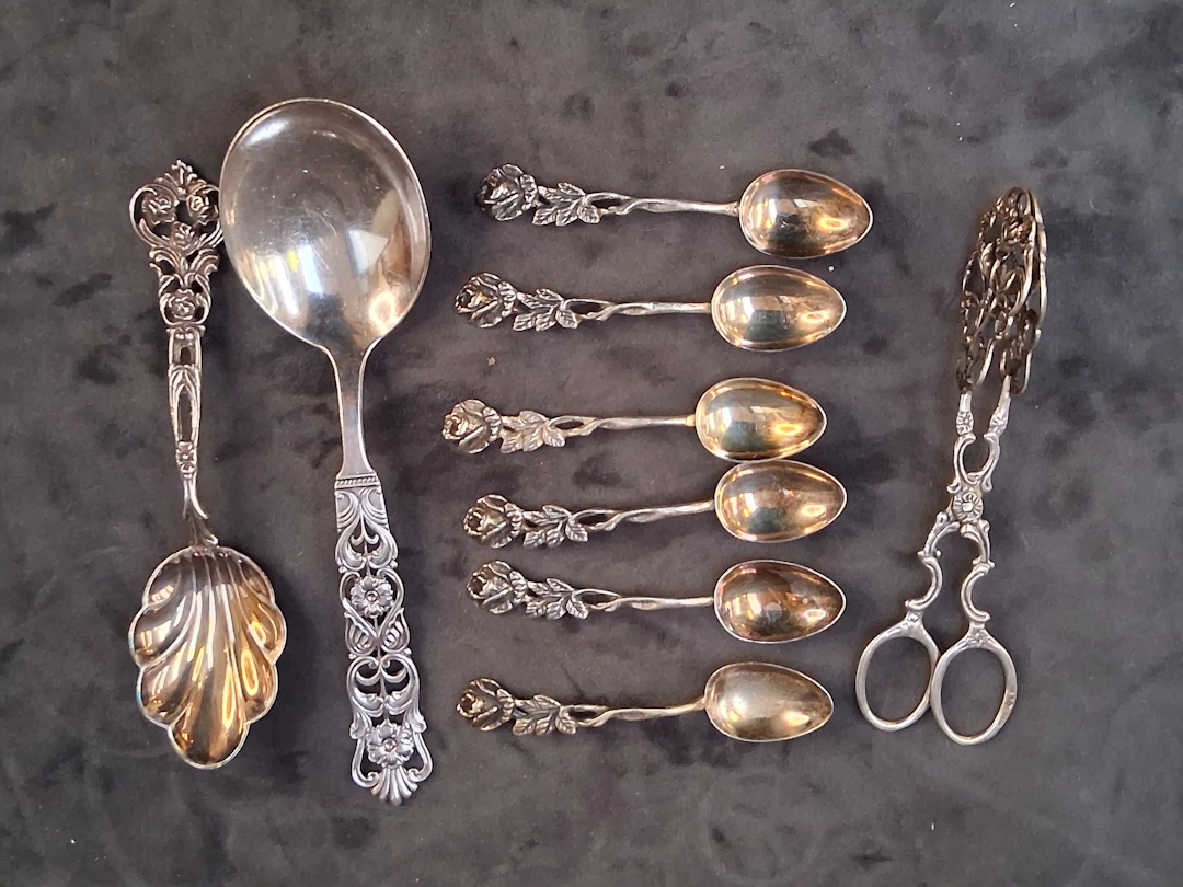 Parti silver, bestick mm