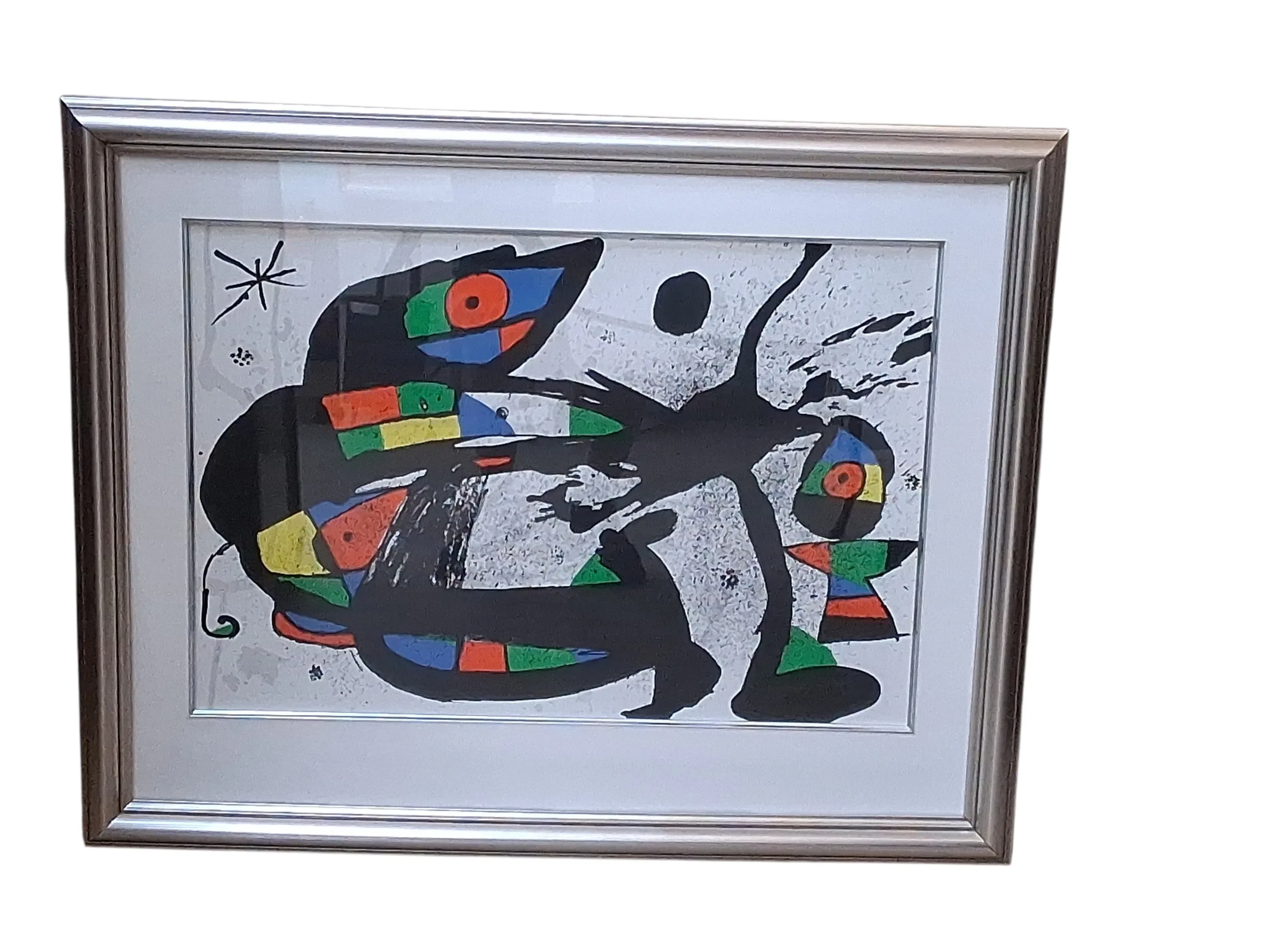FÄRGLITOGRAFI, Joan Miro. efter.