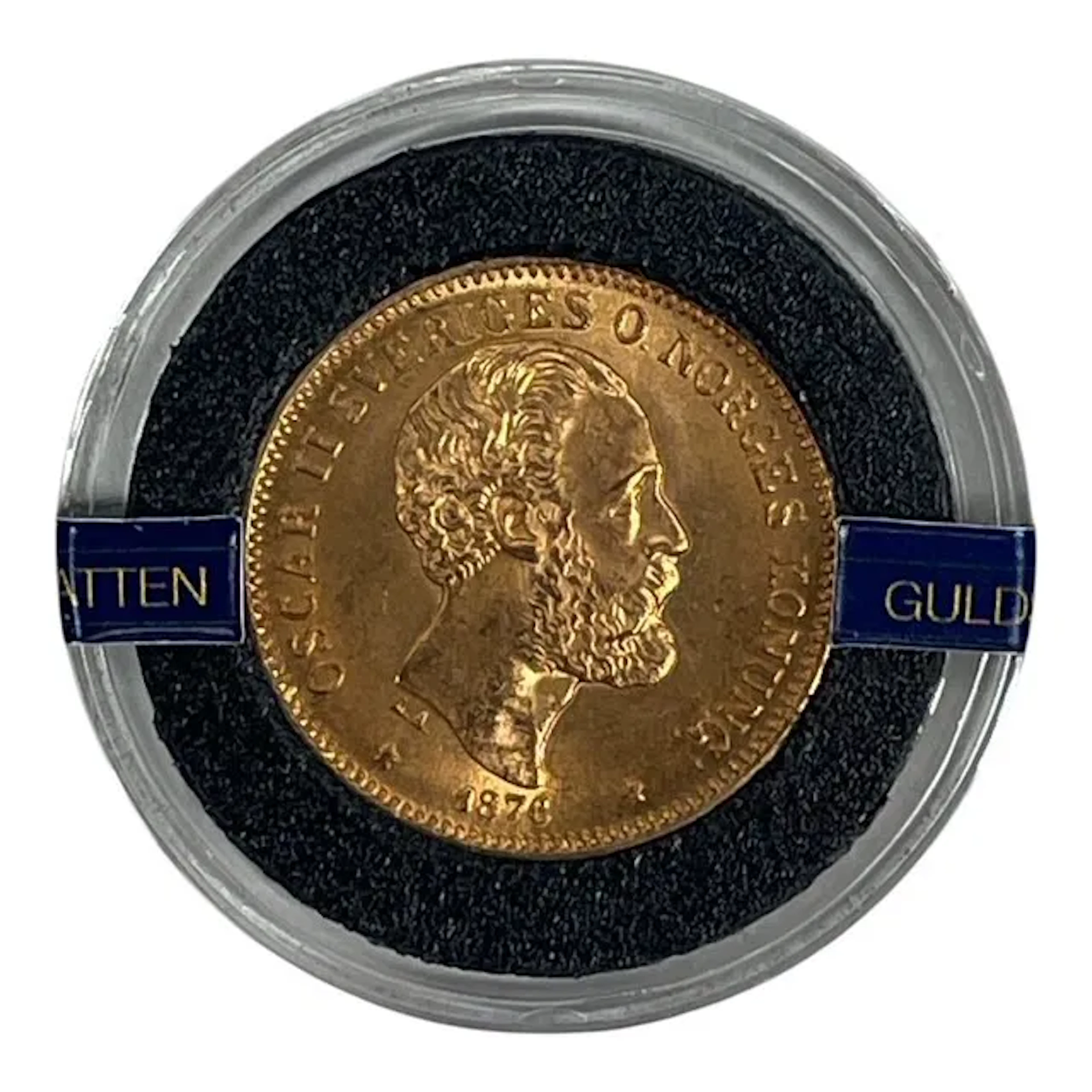 MYNT 20-kronor GULD, Oscar II 1876