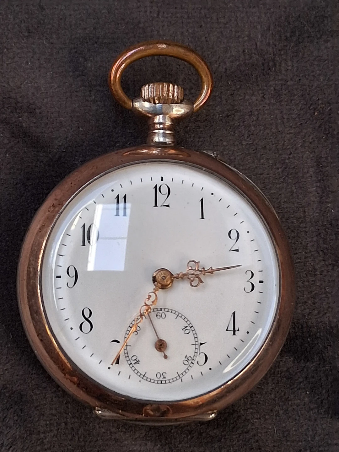 Damfickur, silver, i etui