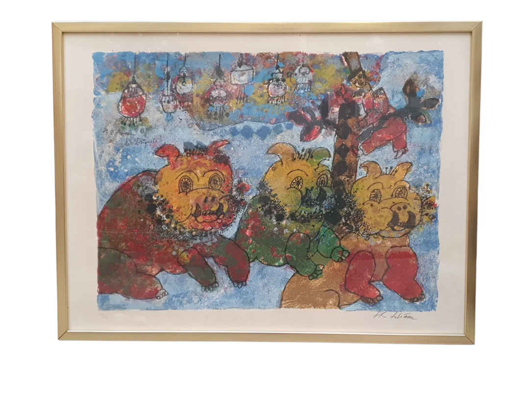 FÄRGLITOGRAFI, Theo Tobiasse.