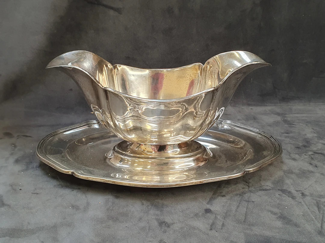 Såsskål, silver
