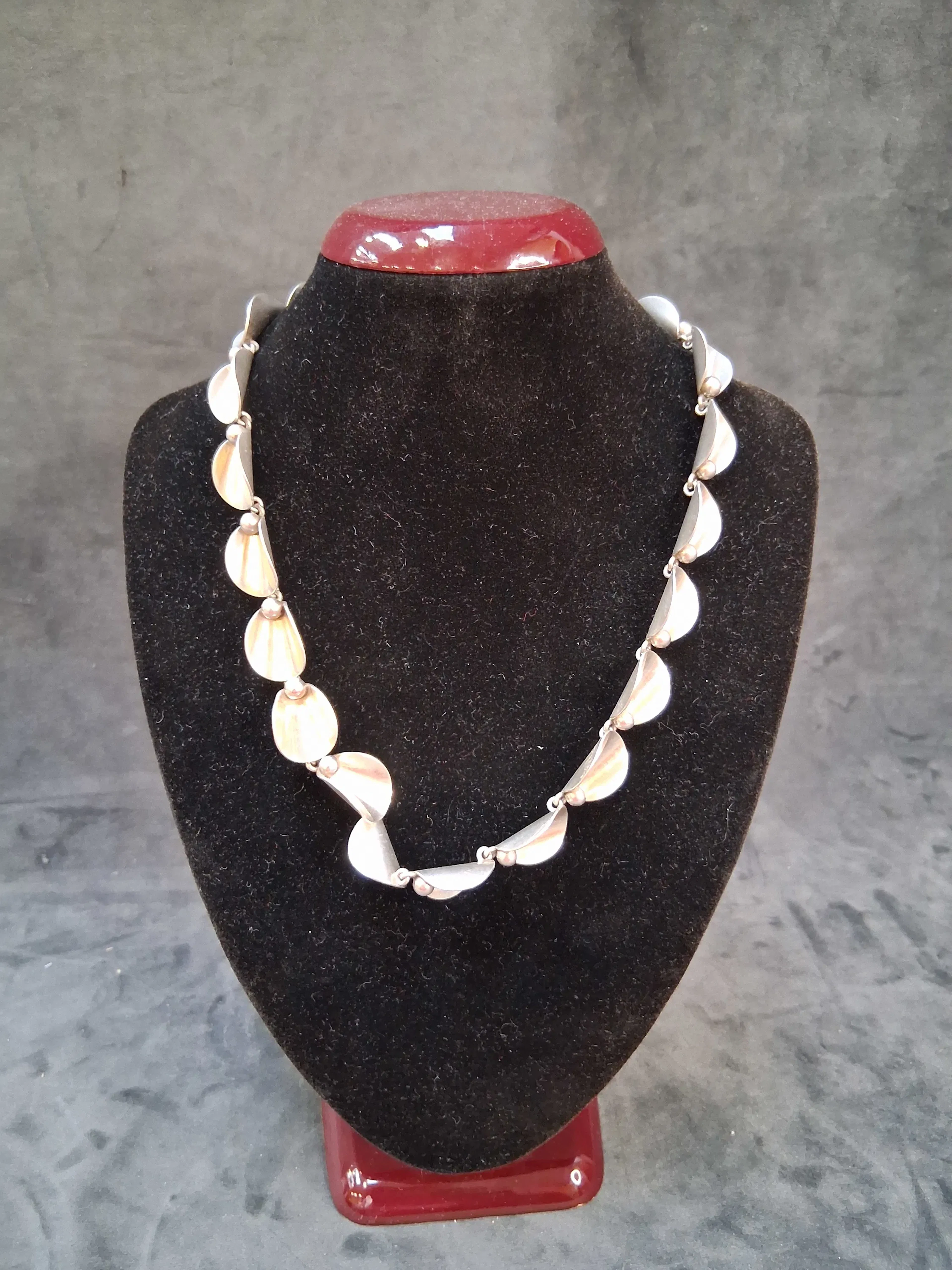 Collier, Hugo Grün, sterling silver