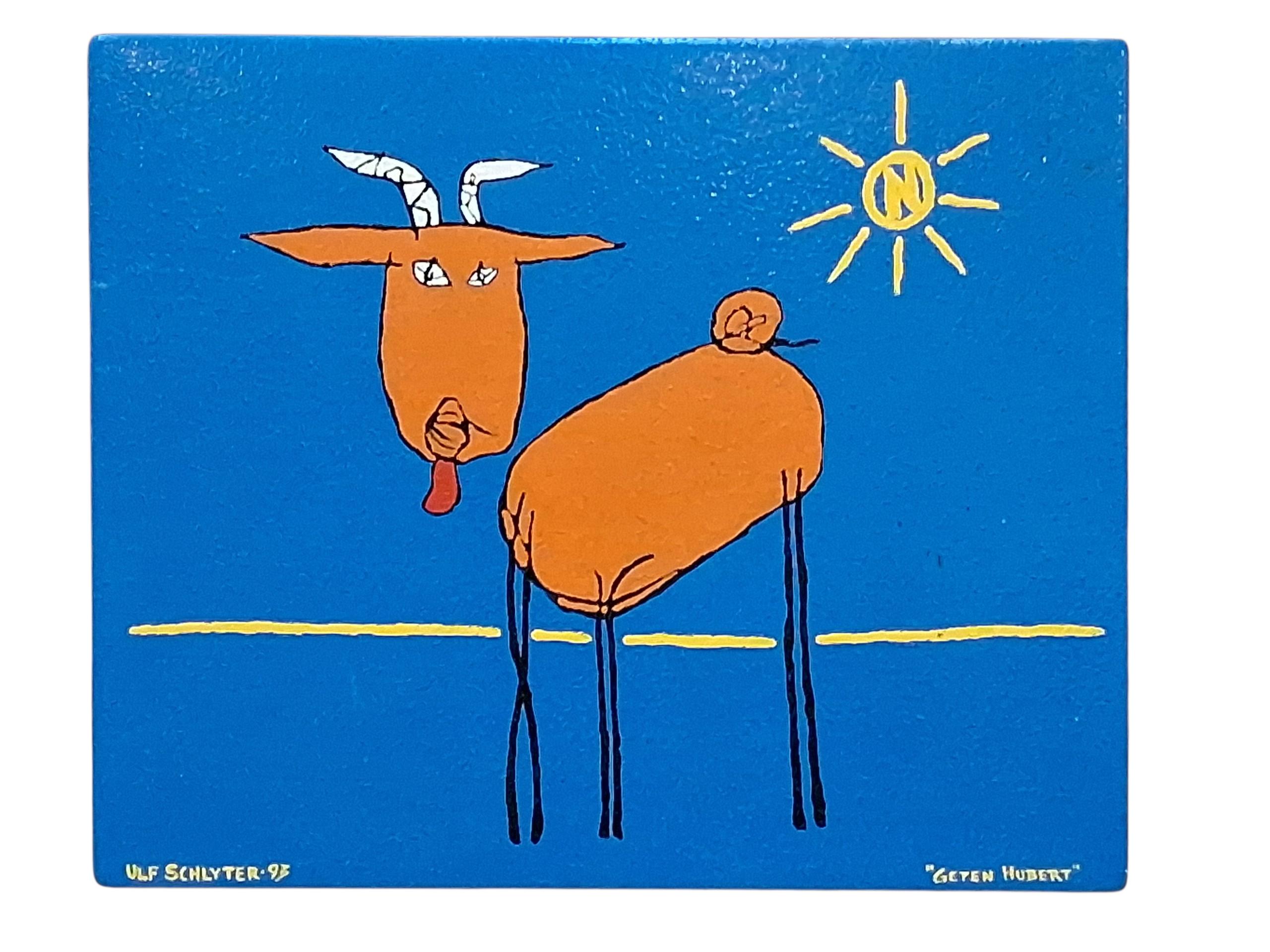 TAVLA olja på plåt