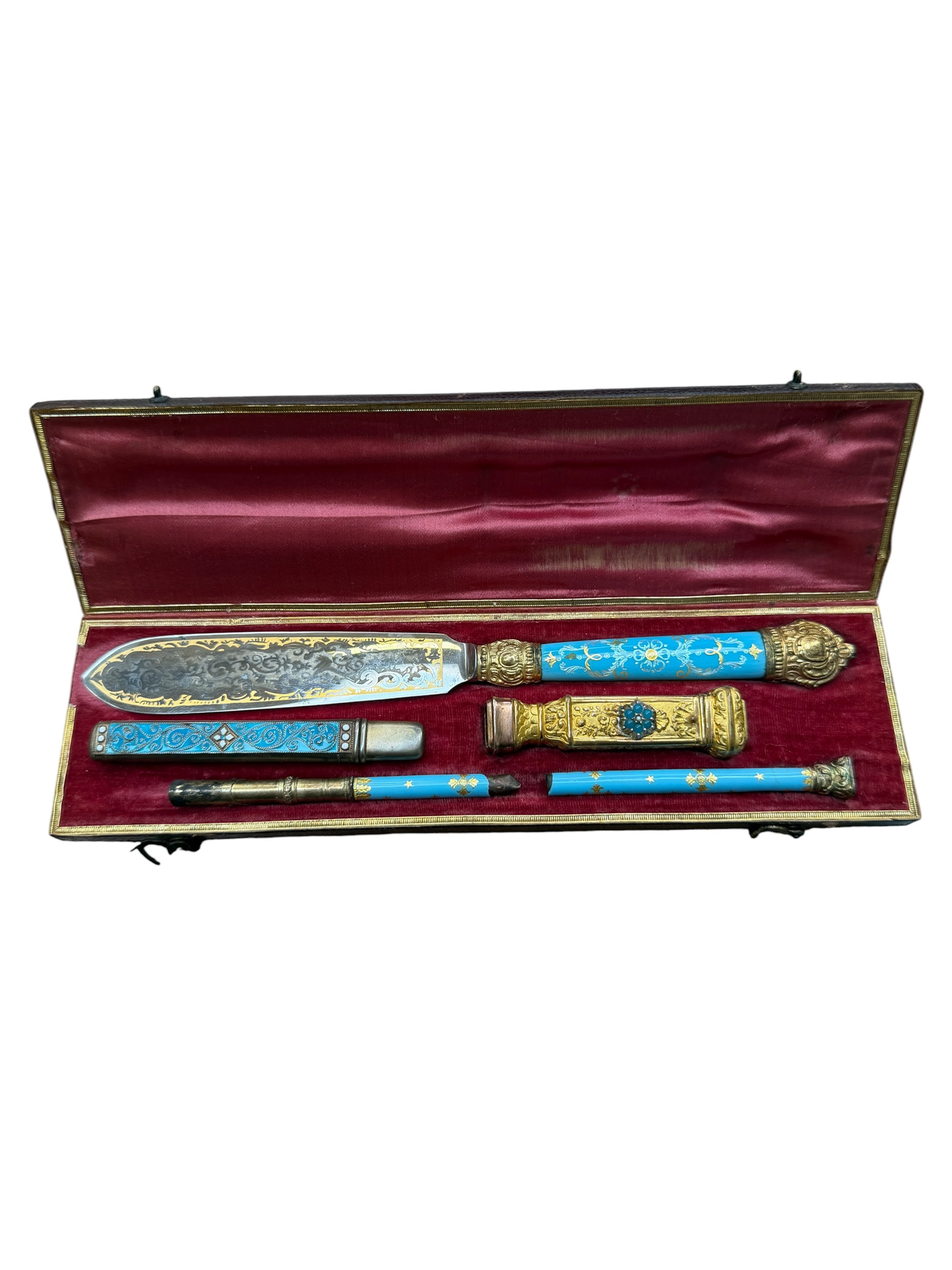 SKRIVSET, antikt franskt, Napoleon III