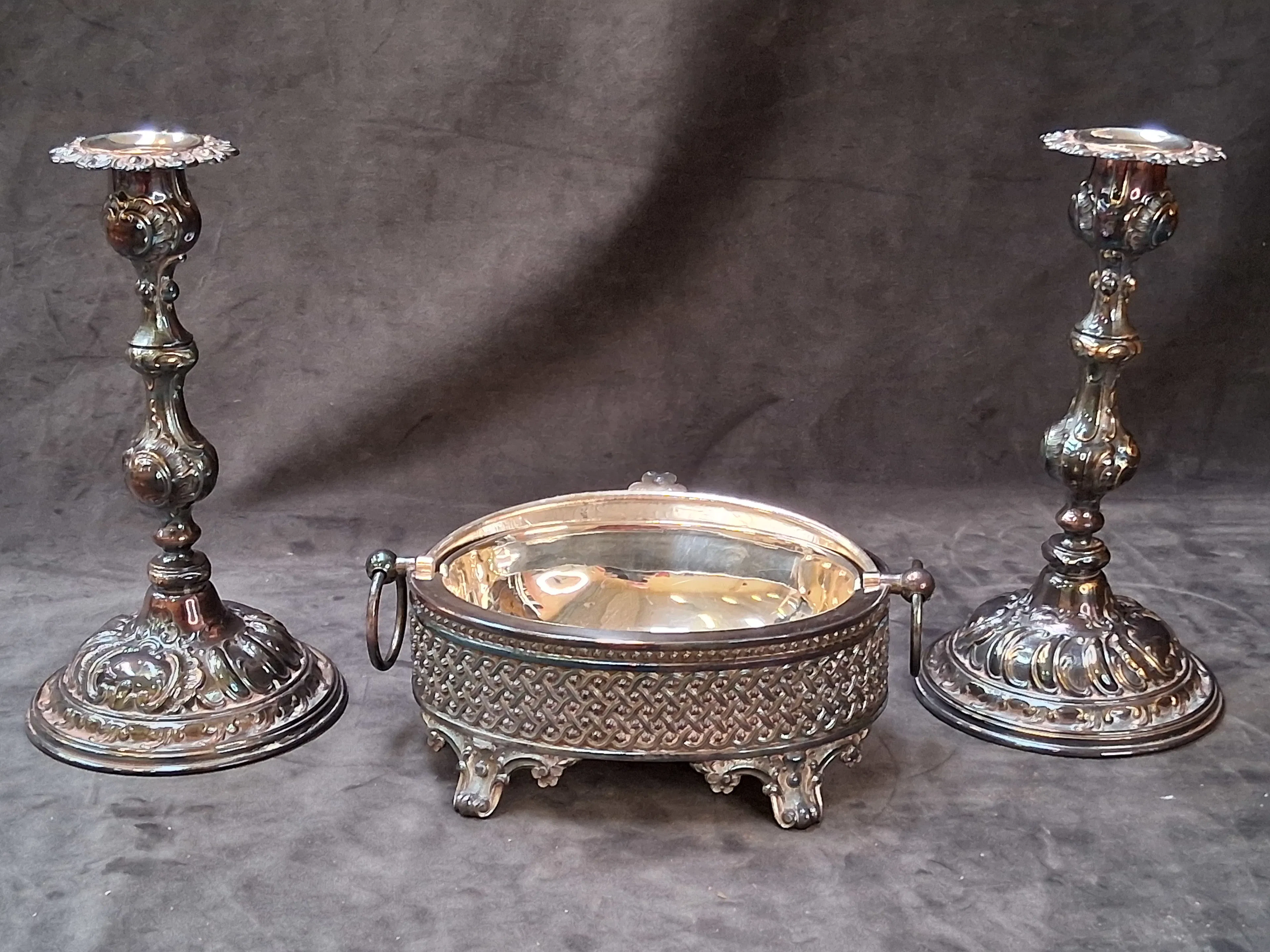Parti nysilver, 3 delar
