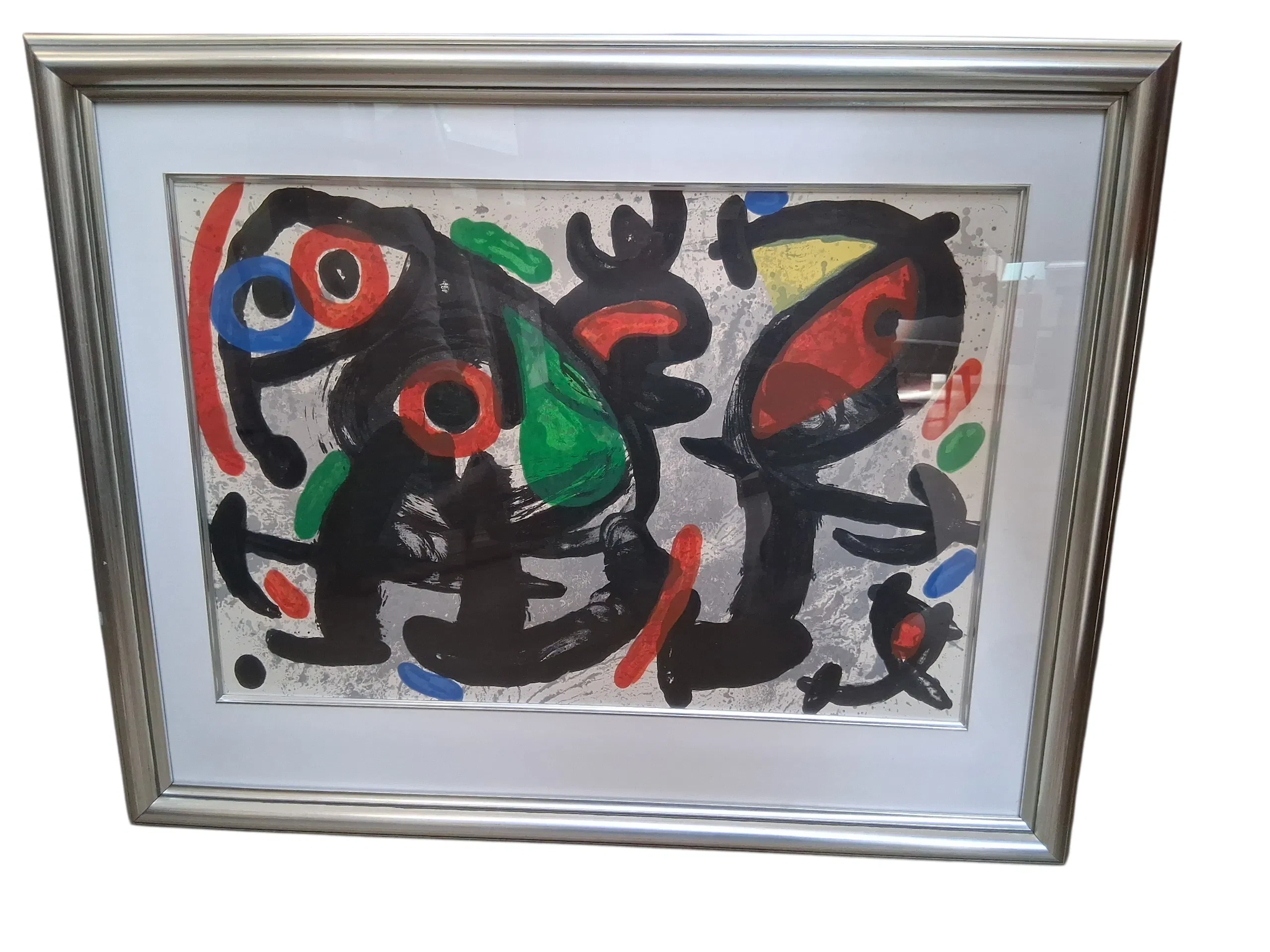 FÄRGLITOGRAFI, Joan Miro. efter