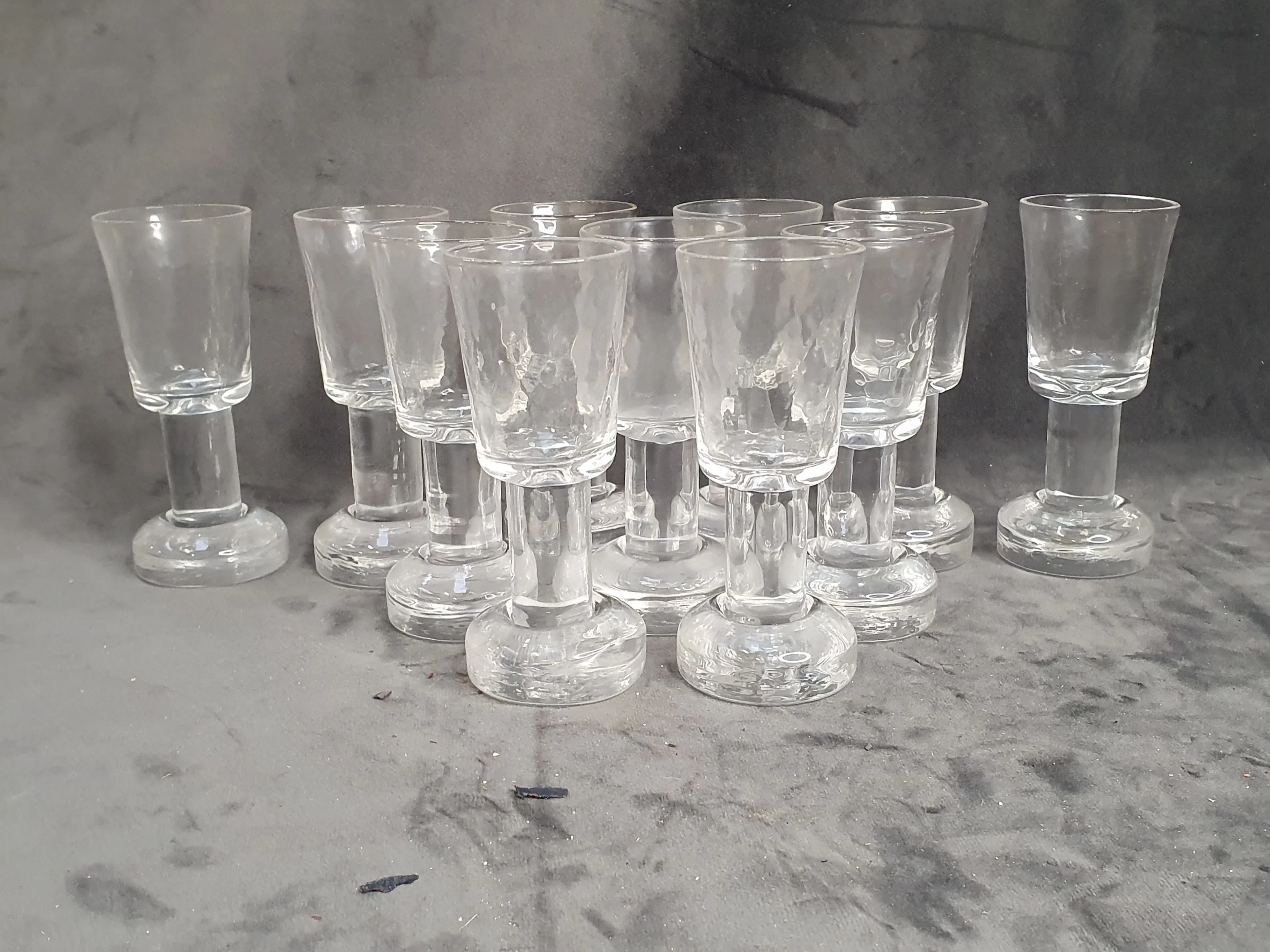 Snapsglas, Göran Wärff för Pukeberg, 11 st