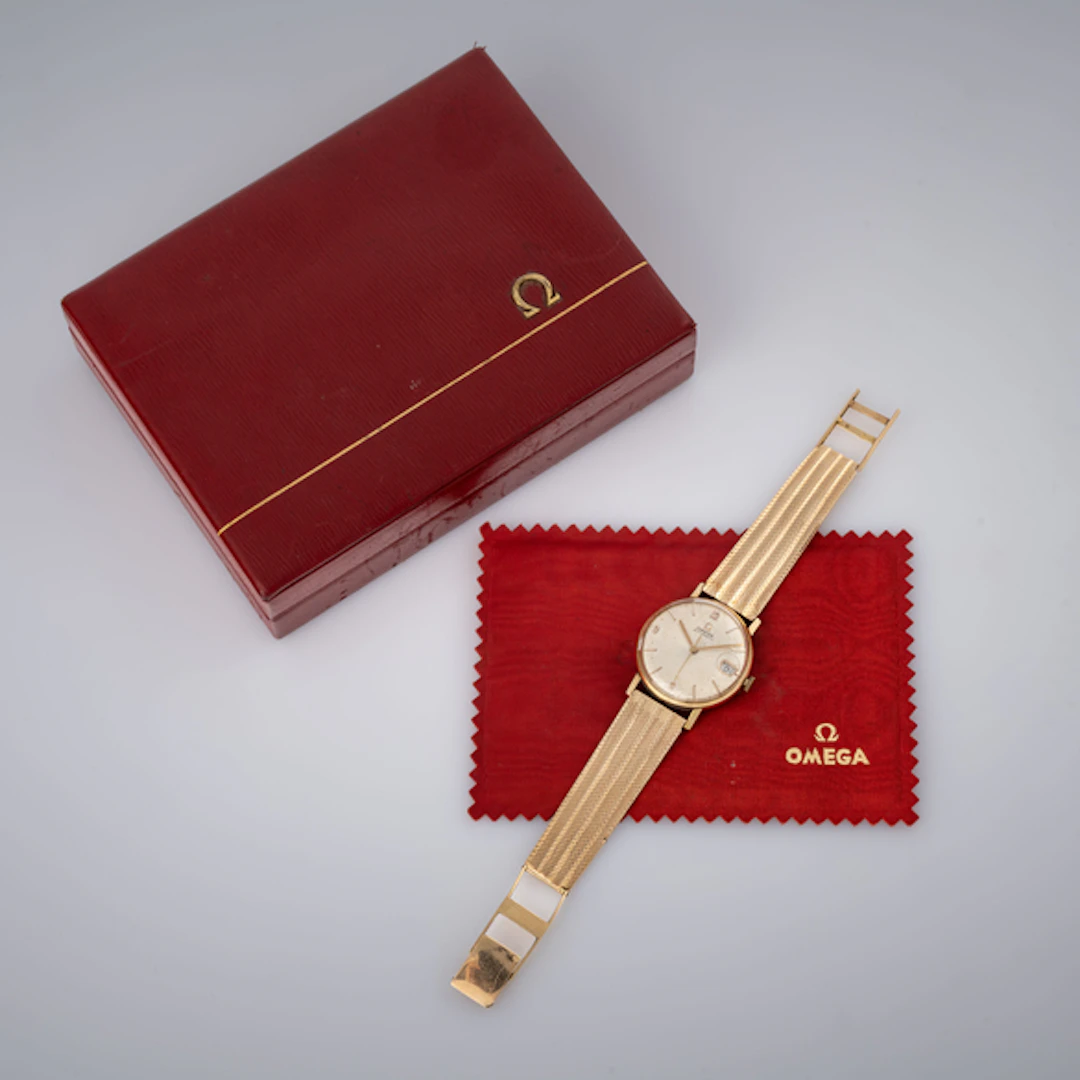 Omega, Reloj vintage en oro amarillo de 18kt