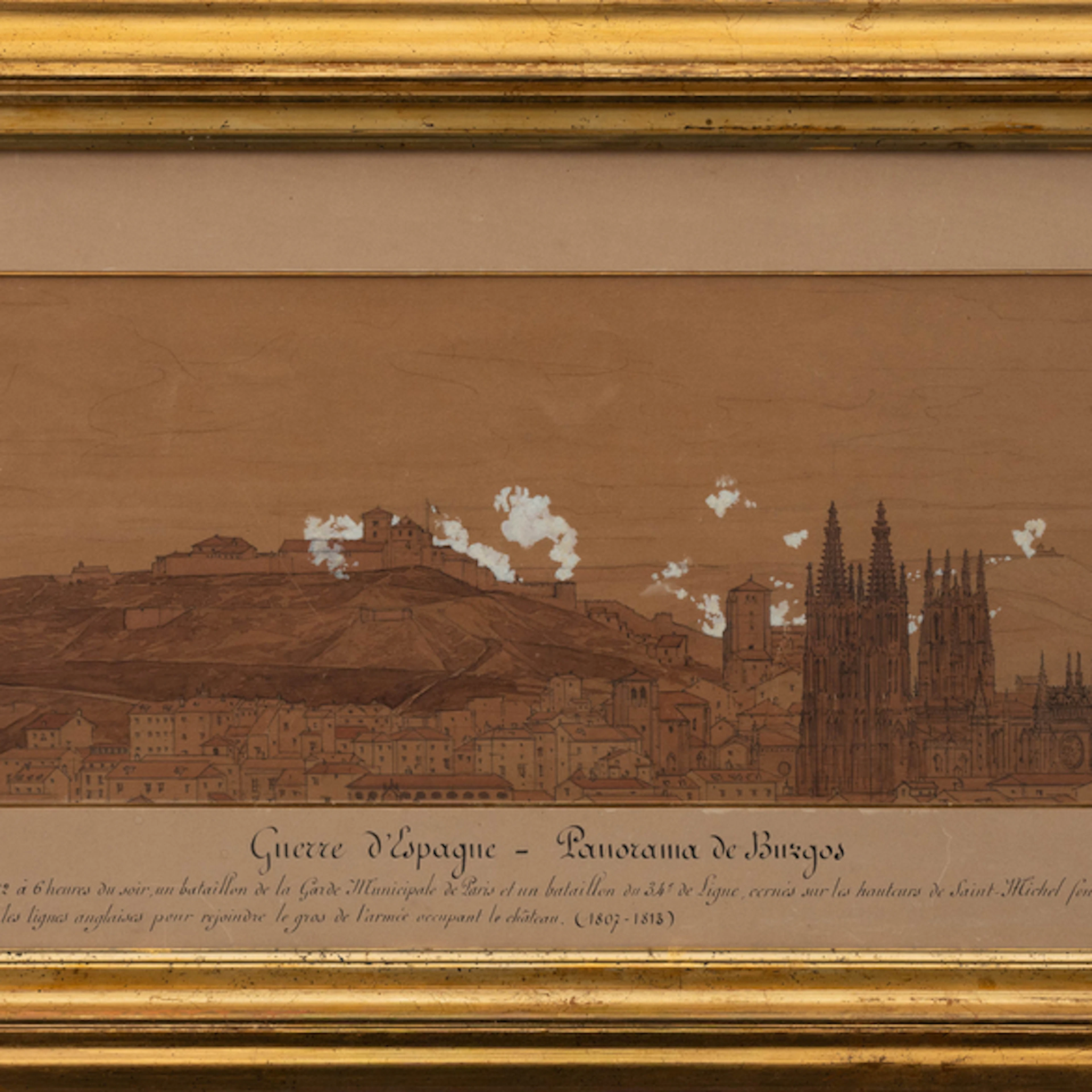 "Vista panorámica de la ciudad de Burgos" c. 1889 Authorship: EUGÉNE
