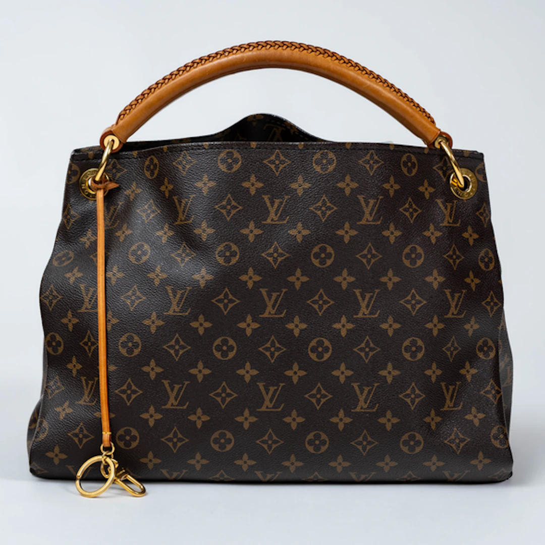 Louis Vuitton, Bolso Artsy MM en lona con el monograma LV.