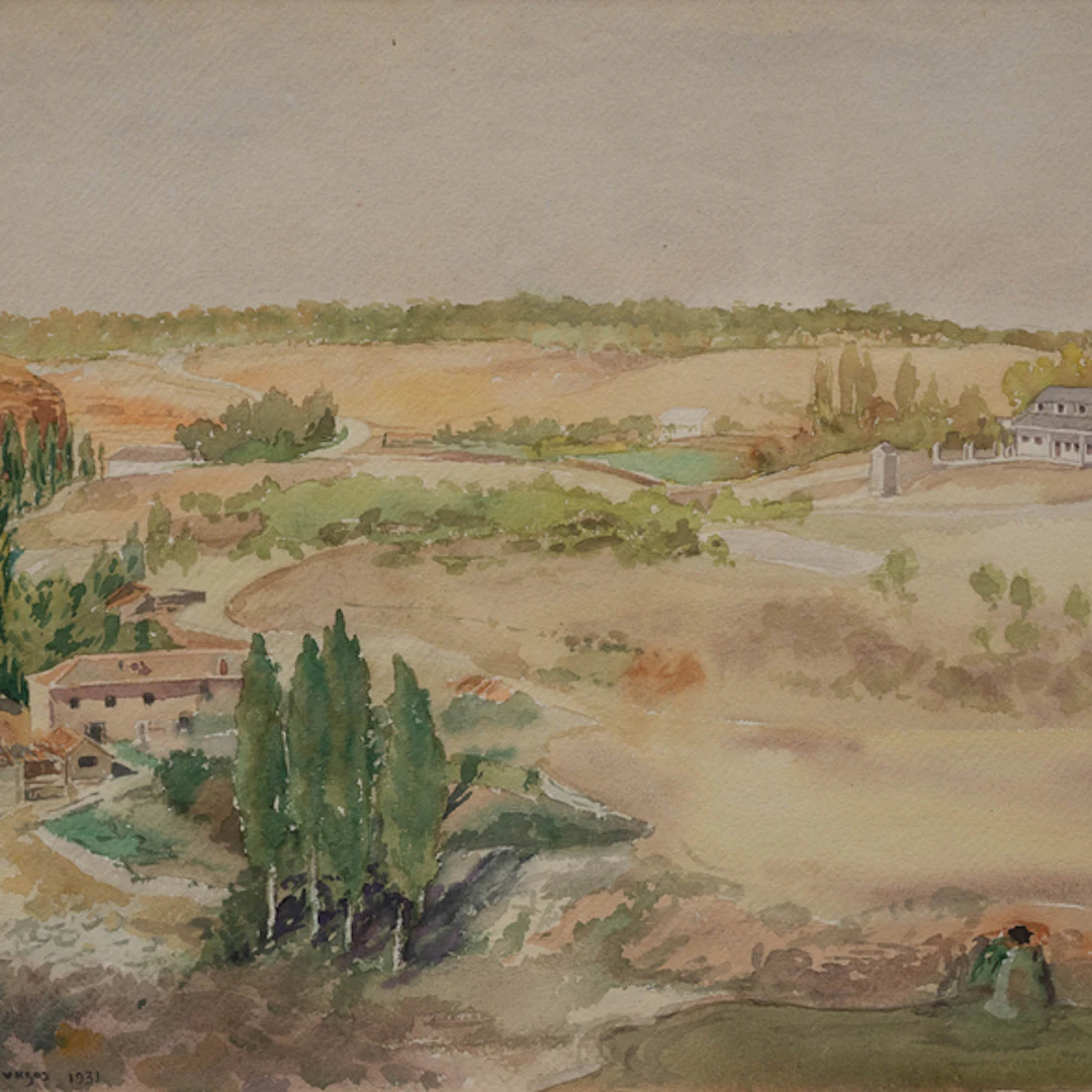 "Vista de Burgos" Authorship: MARCELINO SANTA MARIA (Burgos, 1866-