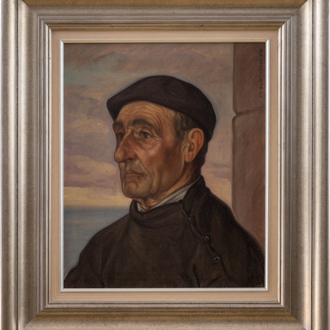 "Pescador" Authorship: ÁNGEL CABANAS OTEIZA (Guipúzcoa, 1875-1964)