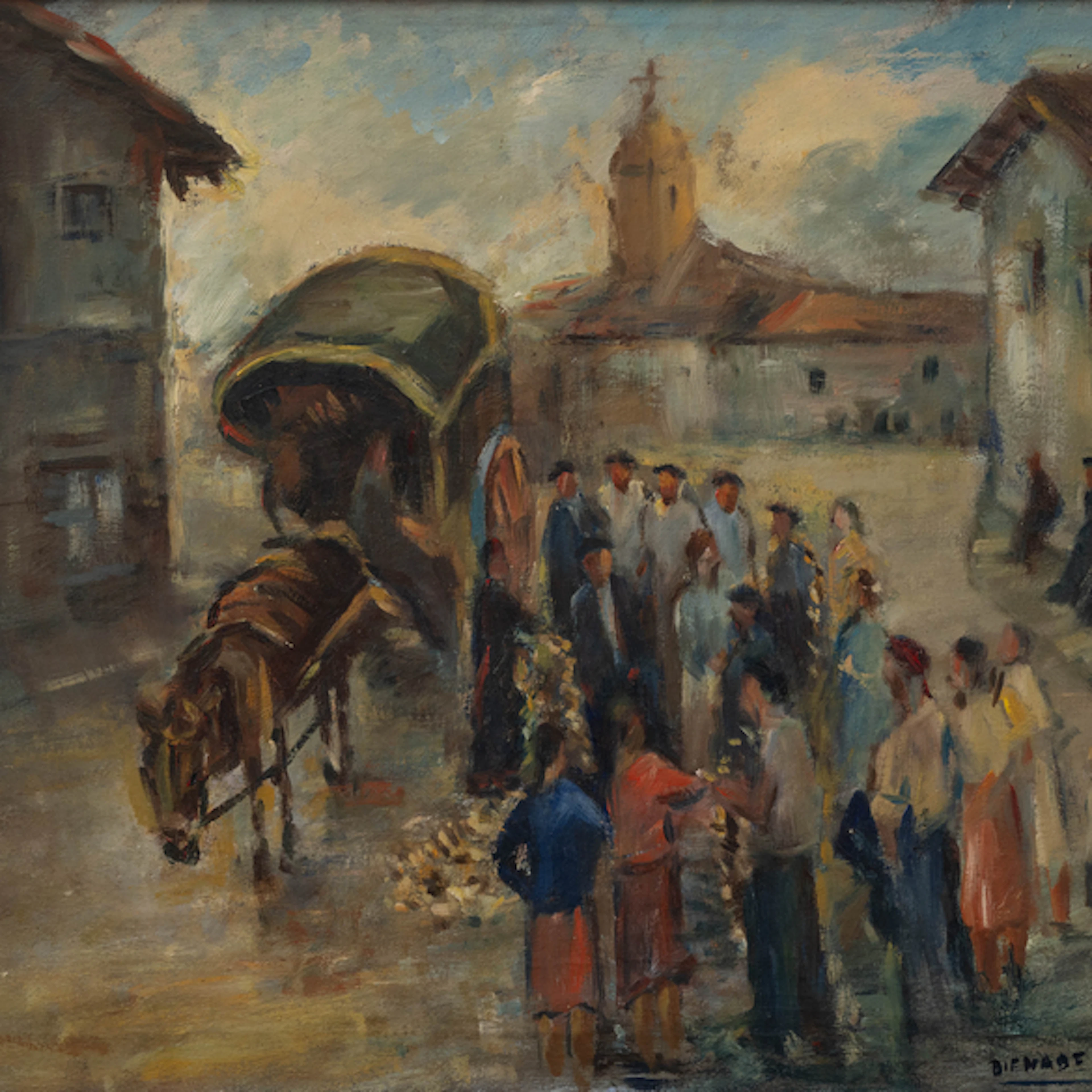 "Vendedores ambulantes" Authorship: BERNARDINO BIENABE ARTIA (Echalar
