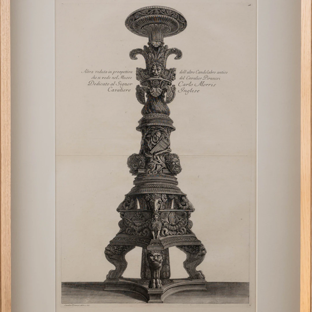 "Candelabro" Authorship: GIOVANNI BATTISTA PIRANESI (Italia, 1720-1778)
