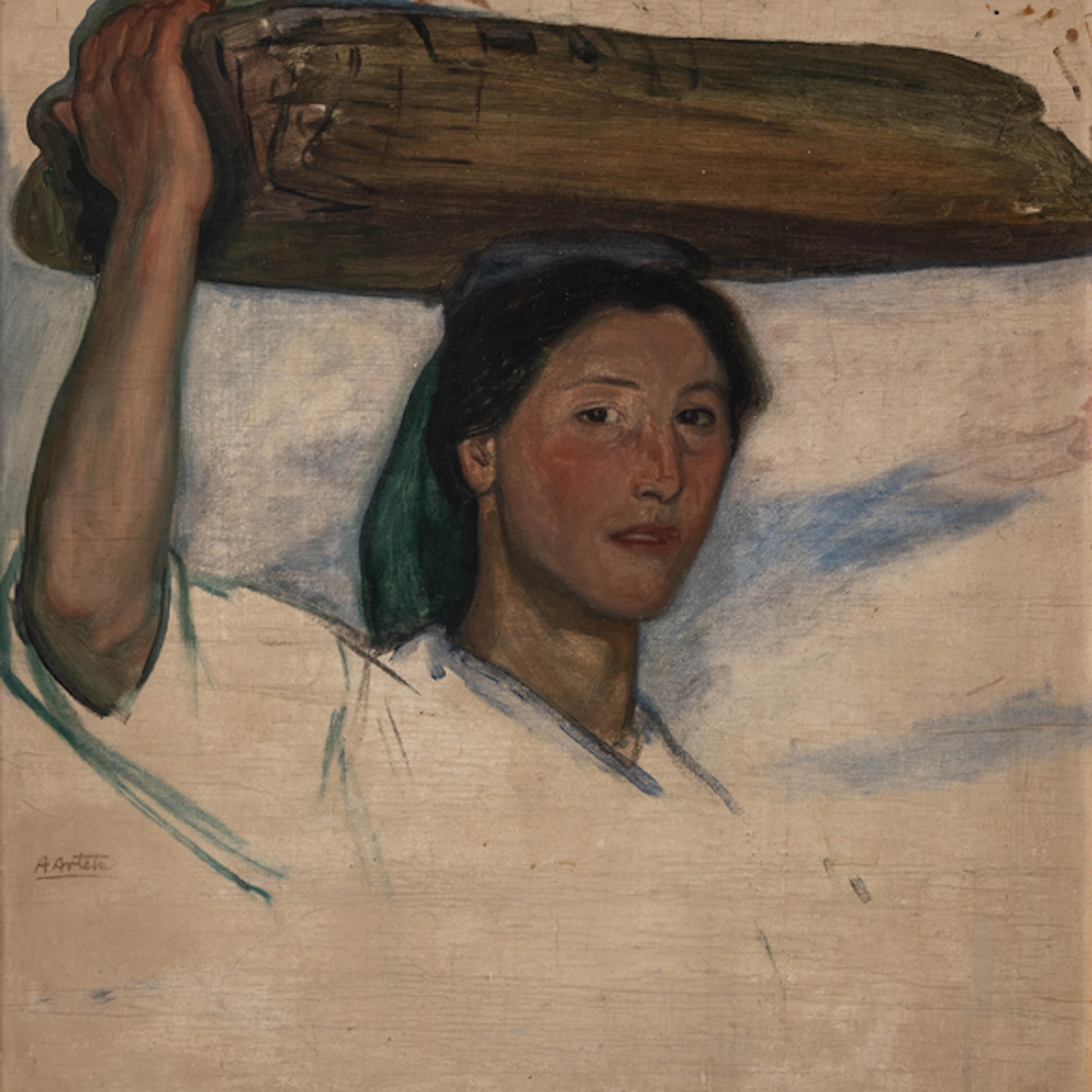 "Sardinera" Authorship: AURELIO ARTETA(Bilbao, 1879-1940)