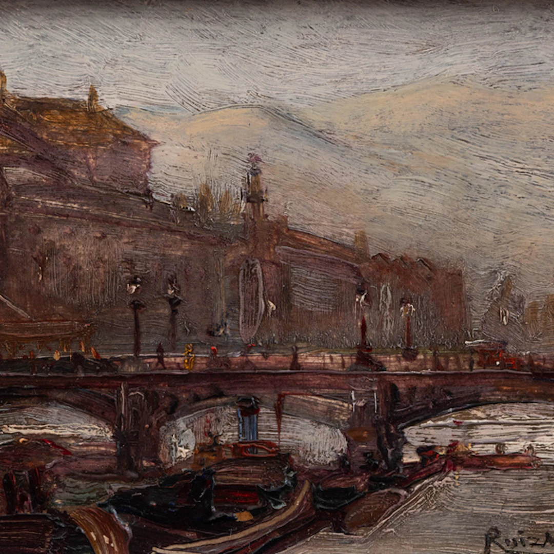 "Puente del arenal de Bilbao" c. 1910-20 Authorship: MANUEL RUIZ MORALES