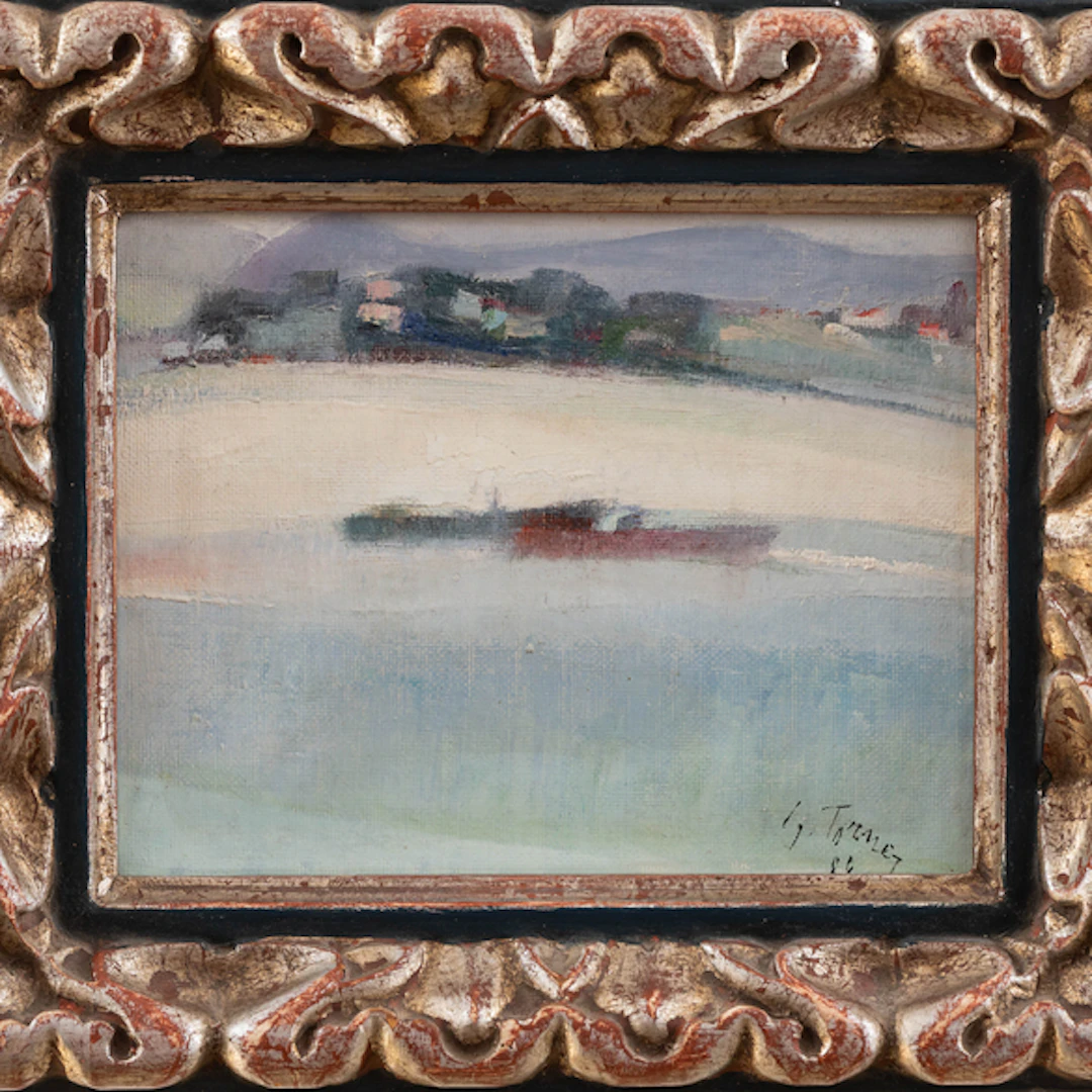 "Vista de Pedreña" Authorship: GLORIA TORNER (Burgos, 1934)