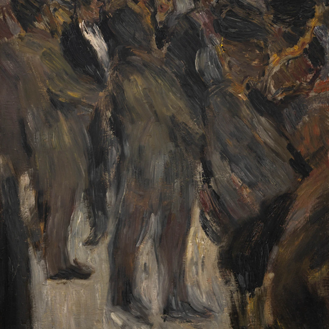 "El mercado en Bermeo" Authorship: IGNACIO GARCIA ERGUIN (Bilbao, 1934-2025)