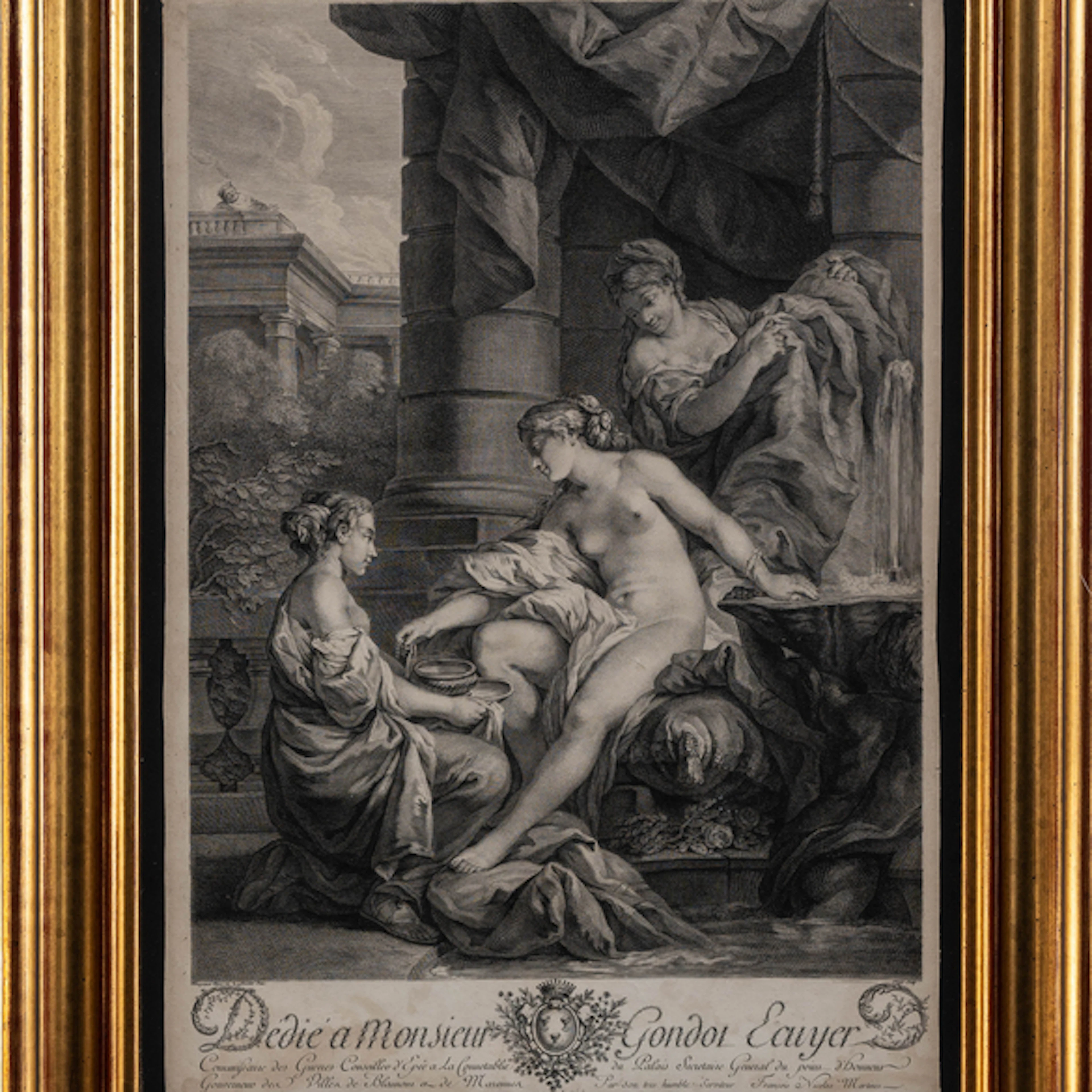 "El Baño" Authorship: FRANCOIS NICOLAS MARTINET(París, 1731-1800)