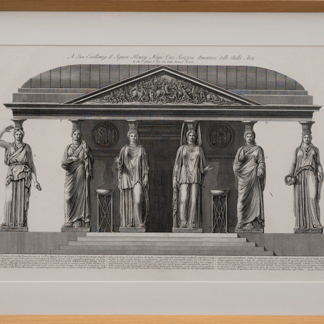 "Cariátides de Vigna Strozzi" Authorship: GIOVANNI BATTISTA PIRANESI