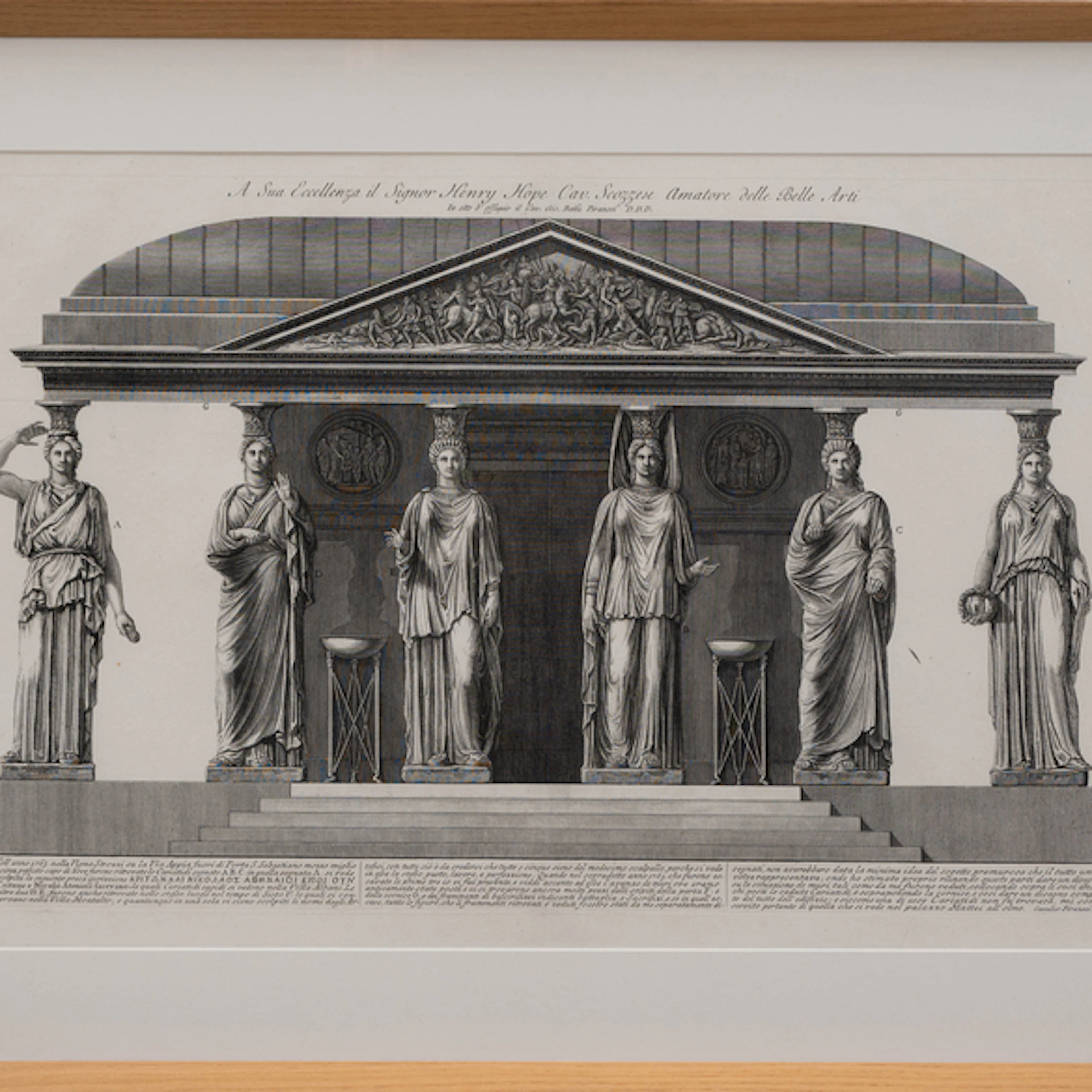 "Cariátides de Vigna Strozzi" Authorship: GIOVANNI BATTISTA PIRANESI