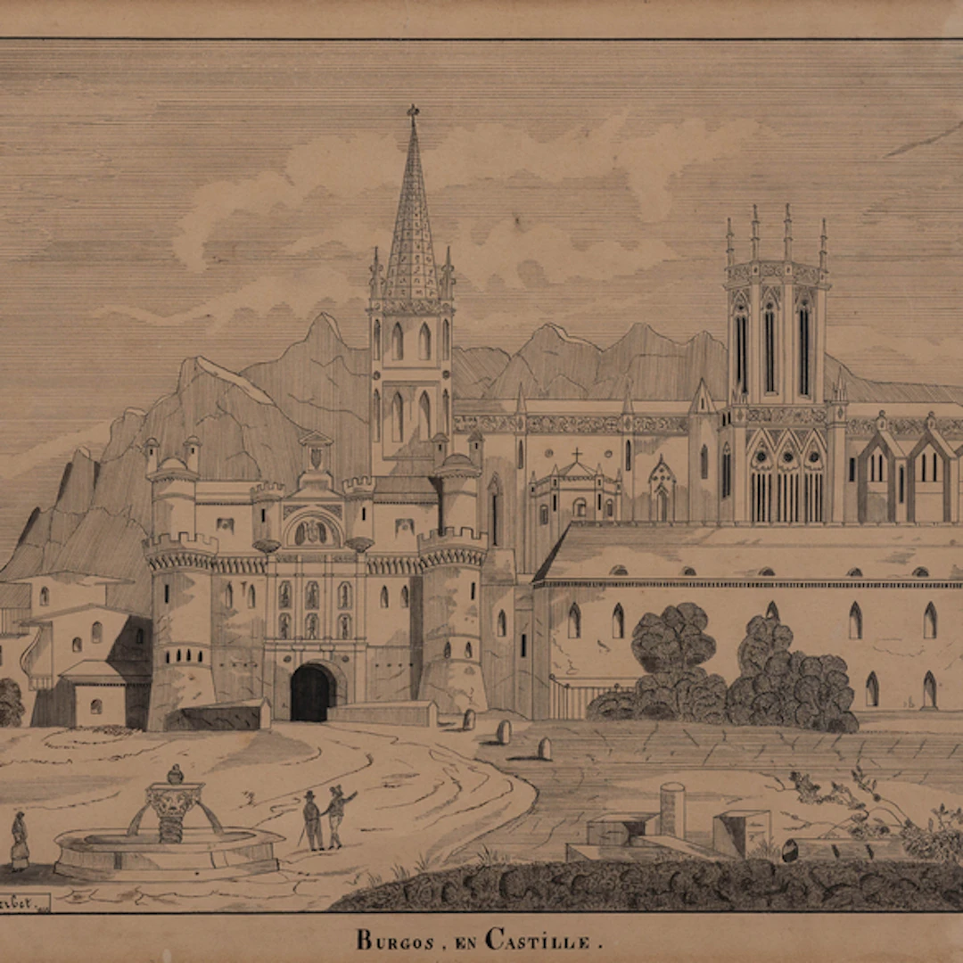 "Burgos en Castille" c. 1848 Authorship: ADOLPHE HERBERT(1815-?)