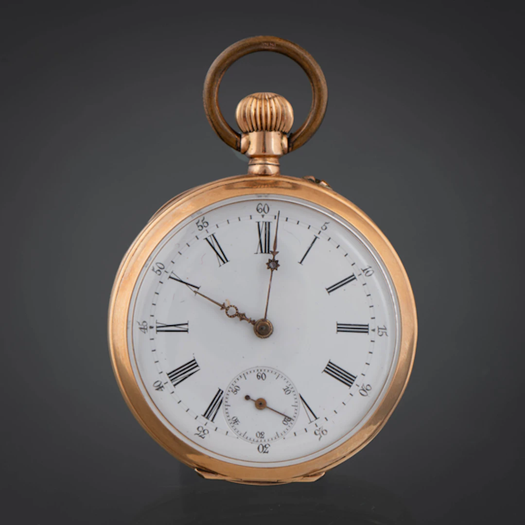 Reloj Lépine en oro amarillo de 18 kt